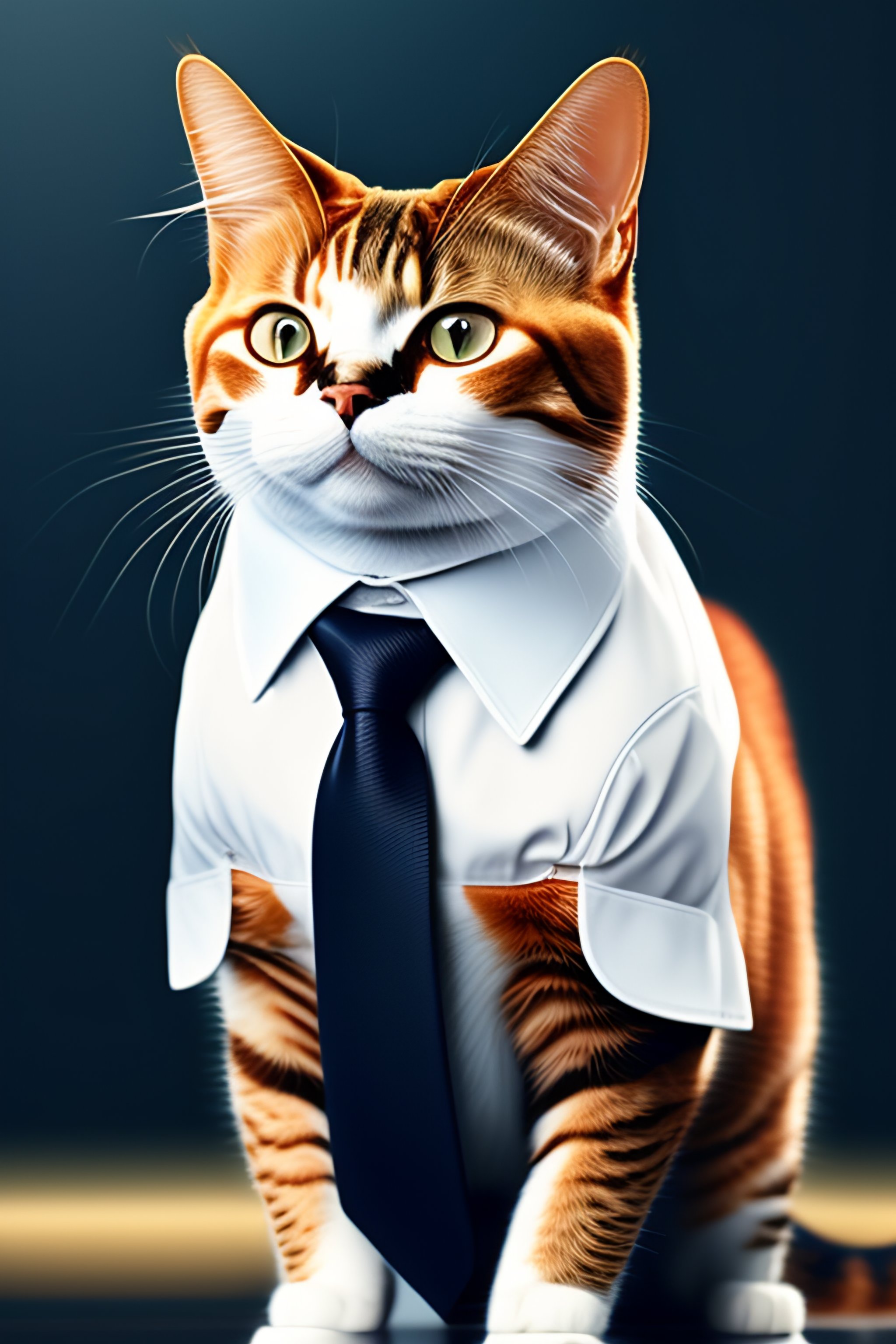 Lexica - Soviet union cat agent dressed like business man