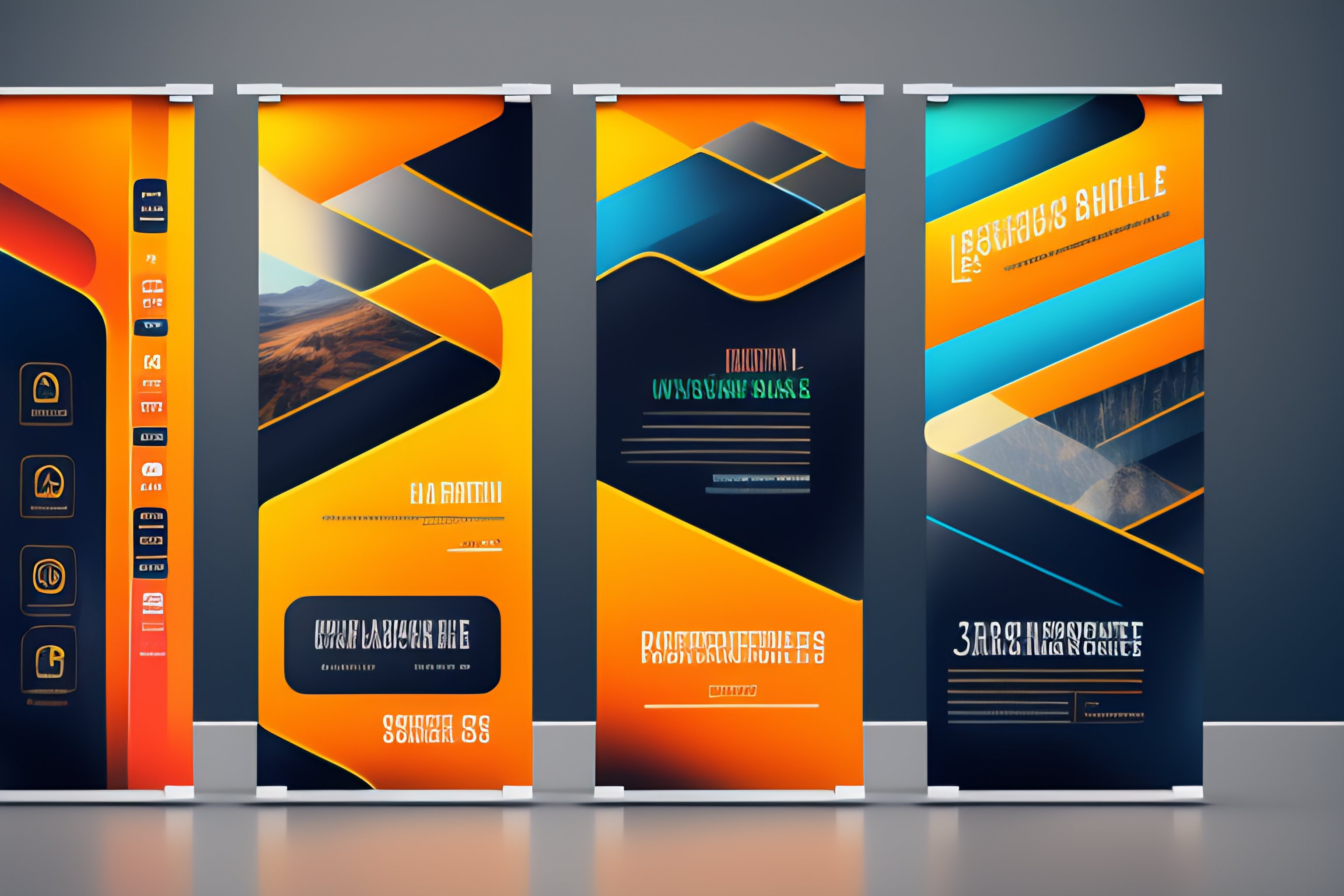 Lexica Digital marketing company website banners