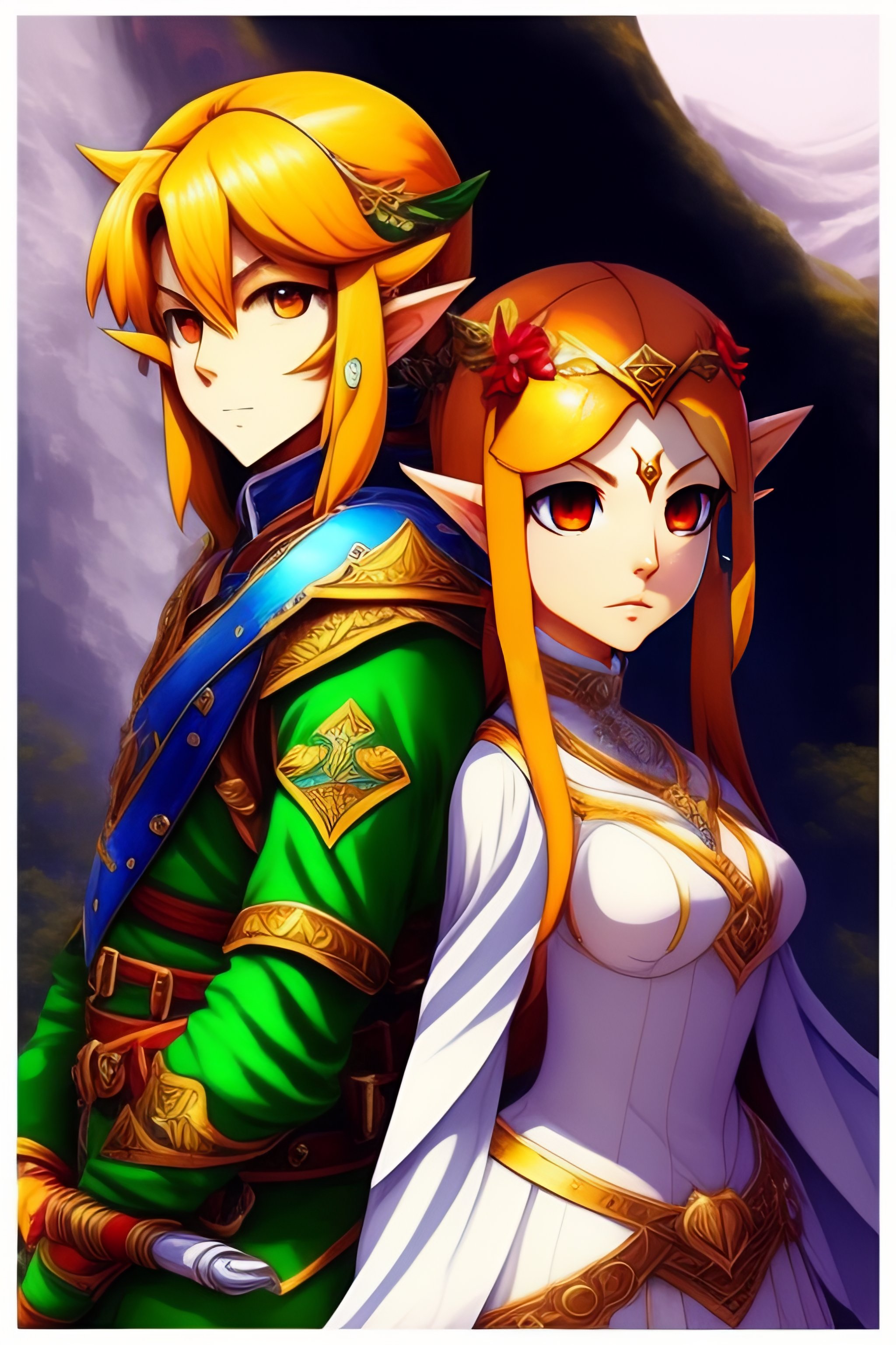 Lexica - The Legend of Zelda: Ocarina of Time, Link and Zelda, sitting ...