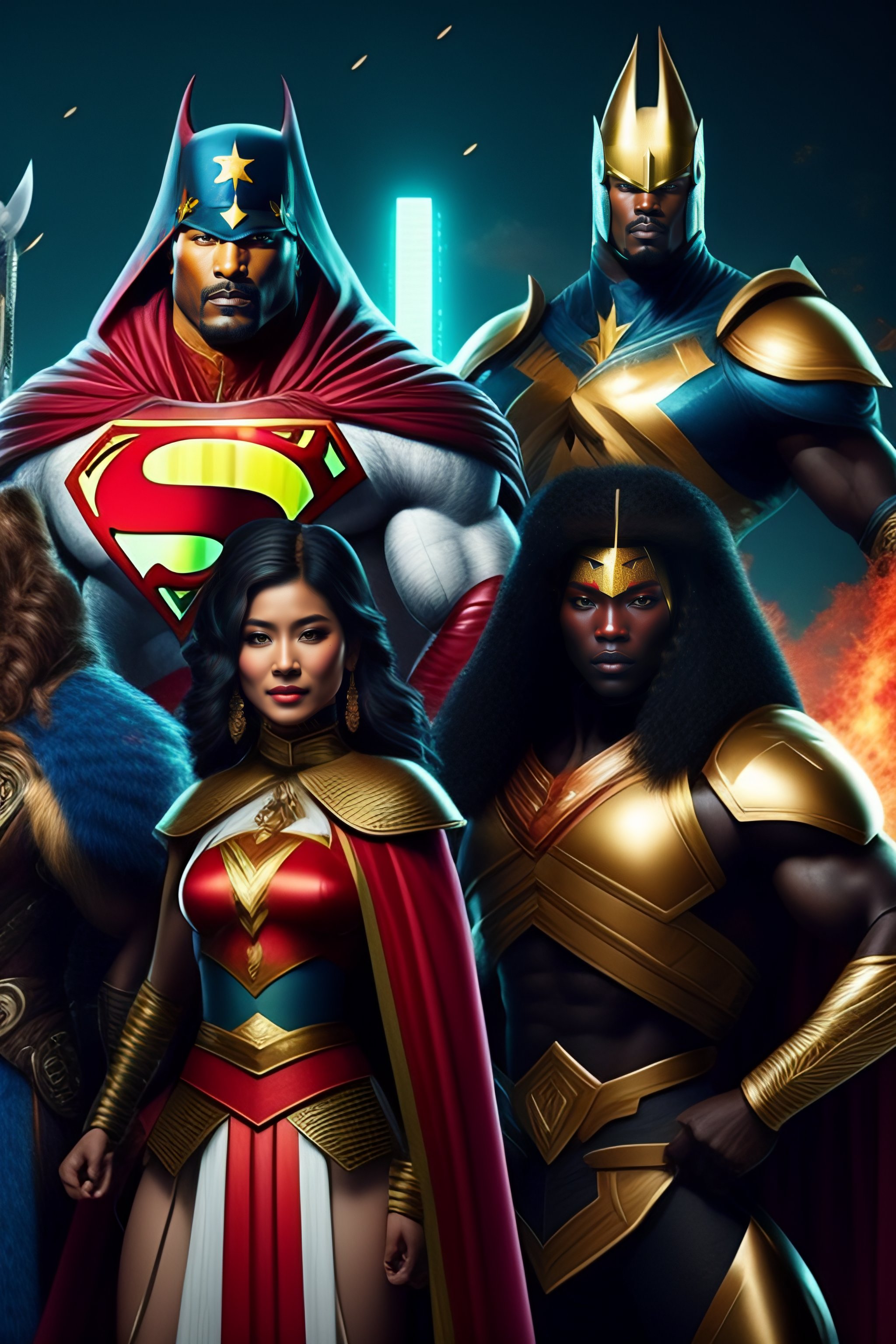 Lexica - Mix of cultures as heroes