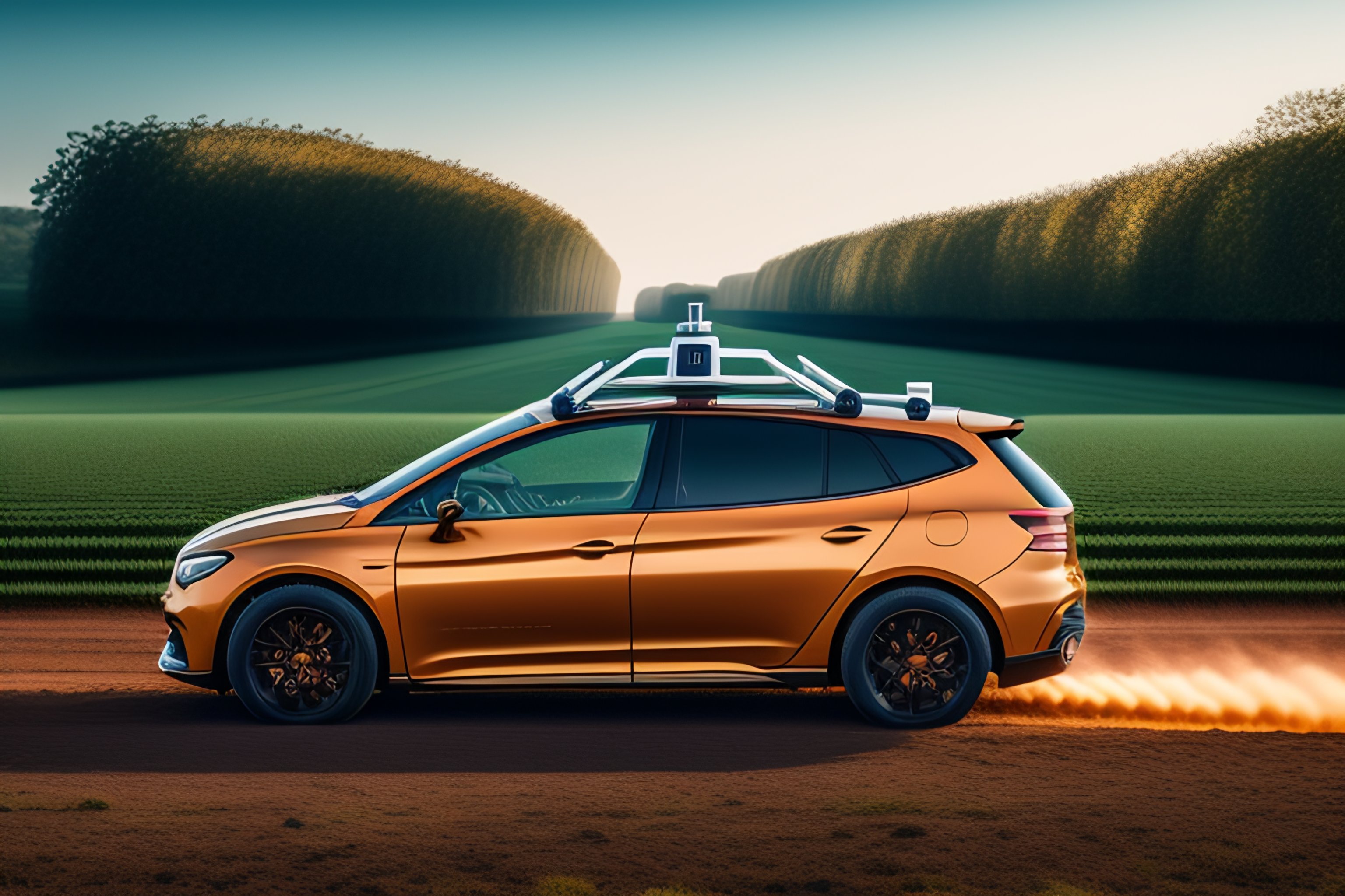 Lexica Self driving machine wielding a dutch field