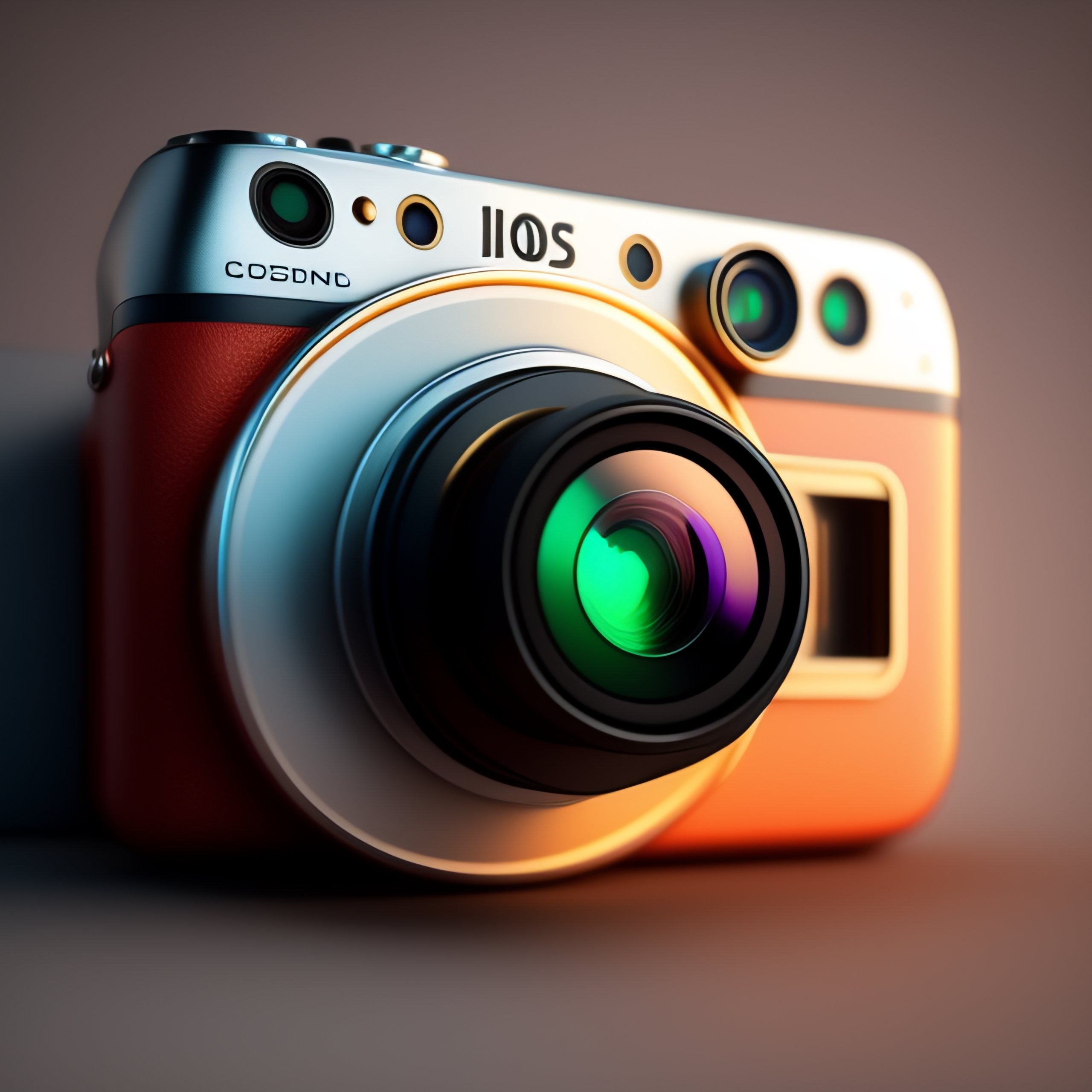 Lexica - IOS app icon design of a camera lens icon. Trending on Behance ...