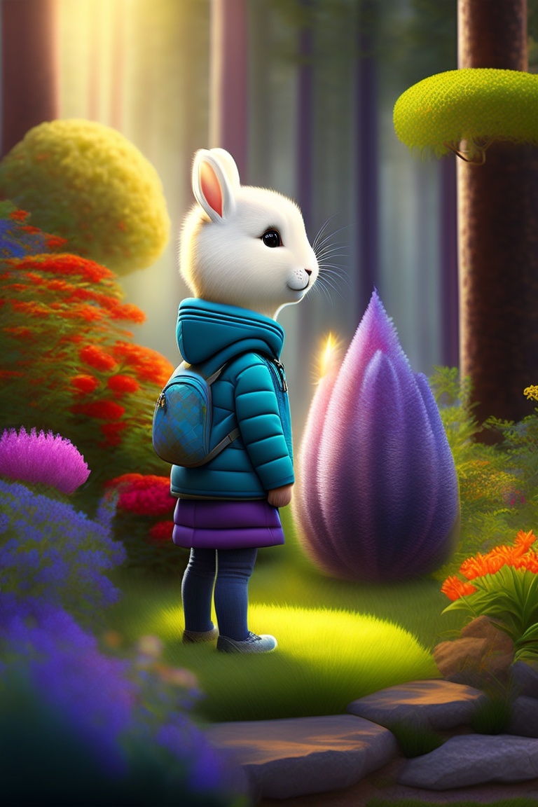 Lexica - It was a magical place, full of tall trees, bright flowers and ...