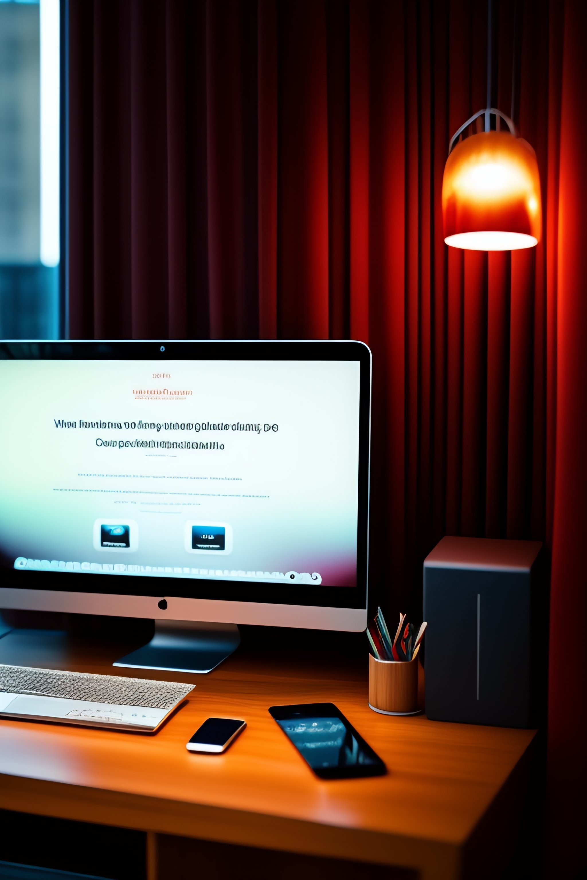 Lexica Apples computer office