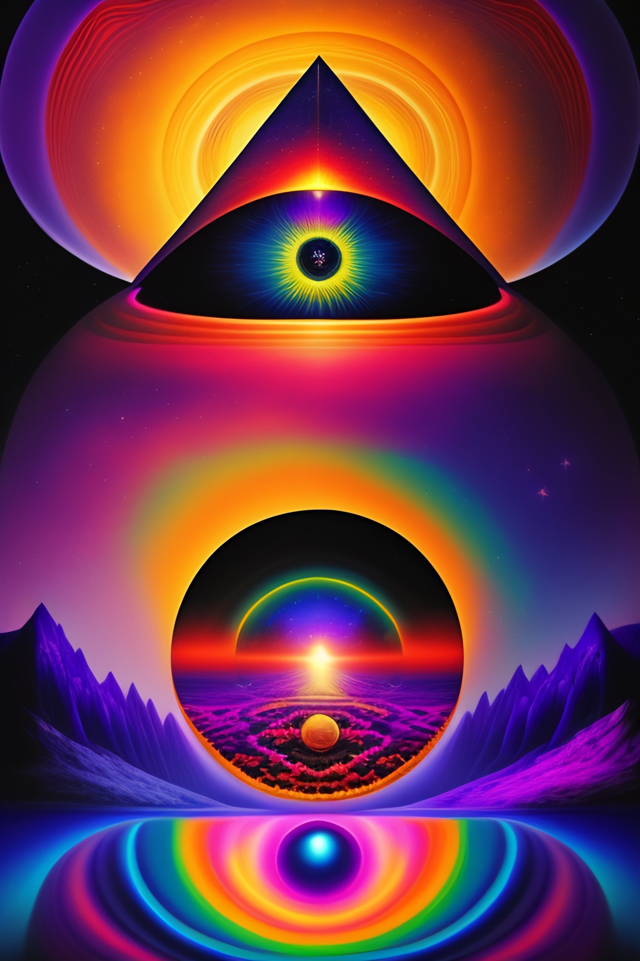 trippy third eye wallpaper