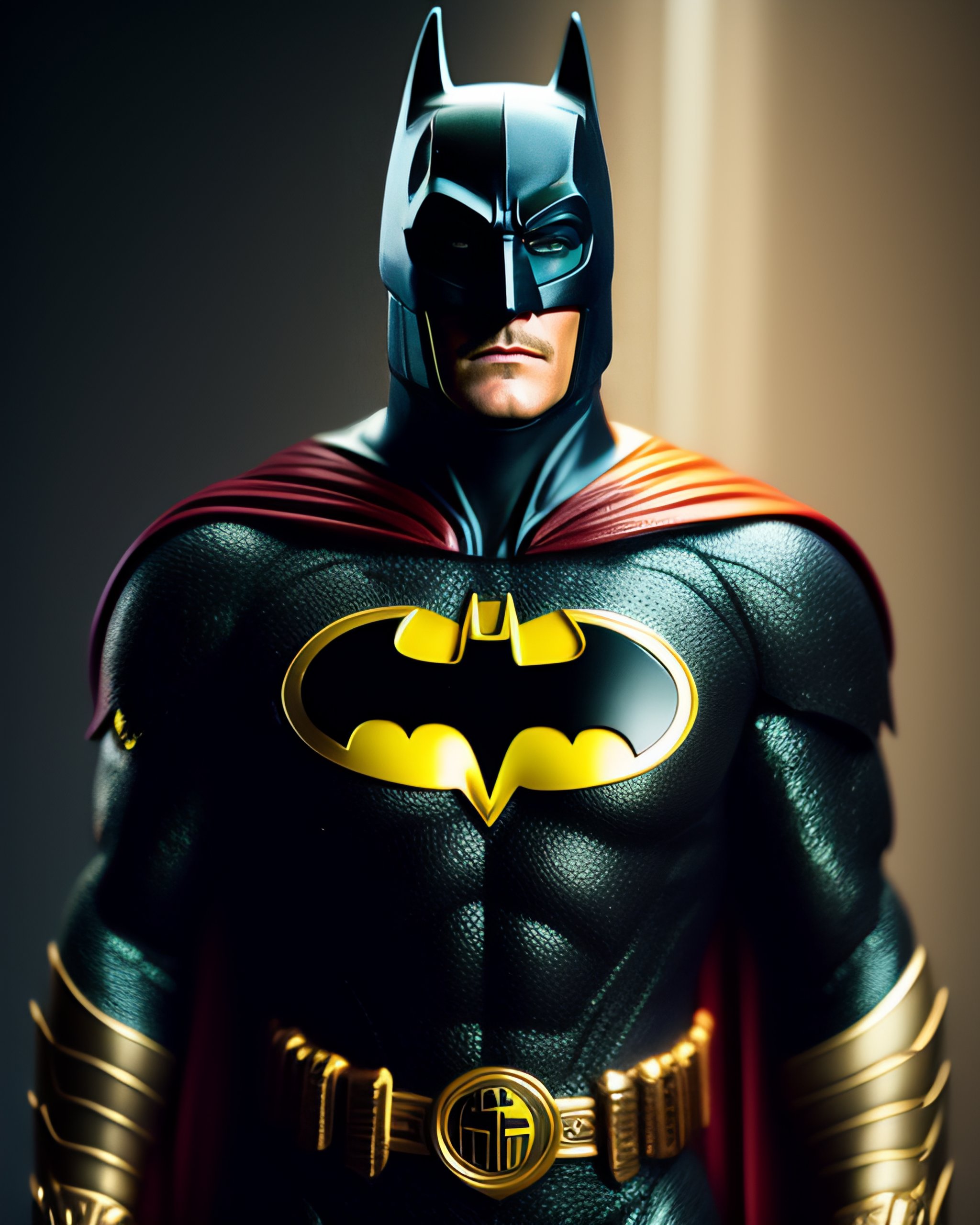 Lexica - Actor Joaquin Phoenix as Batman, full hd image and full body  presentation