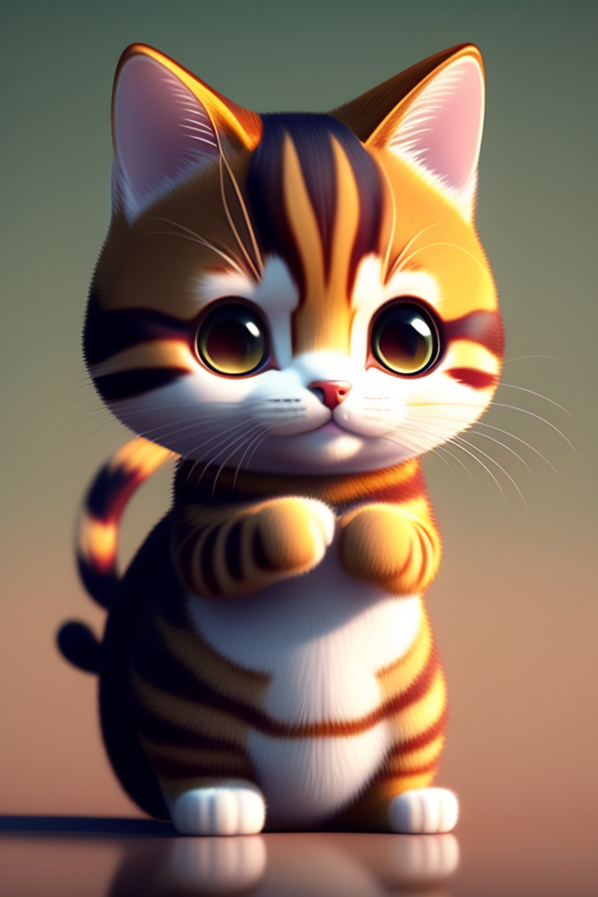 Lexica - Cute chibi cat dancing