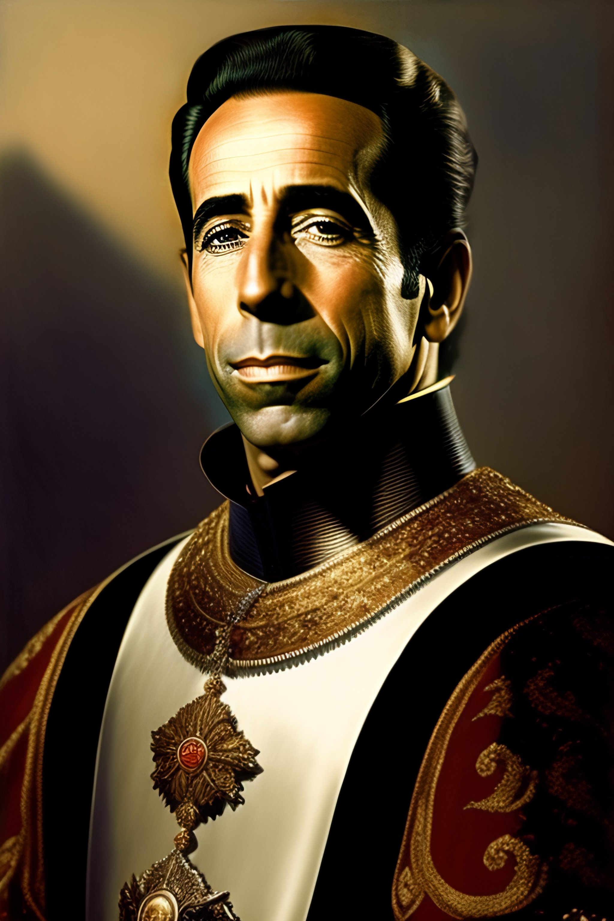Lexica Portrait of humphrey bogart as a medieval french king