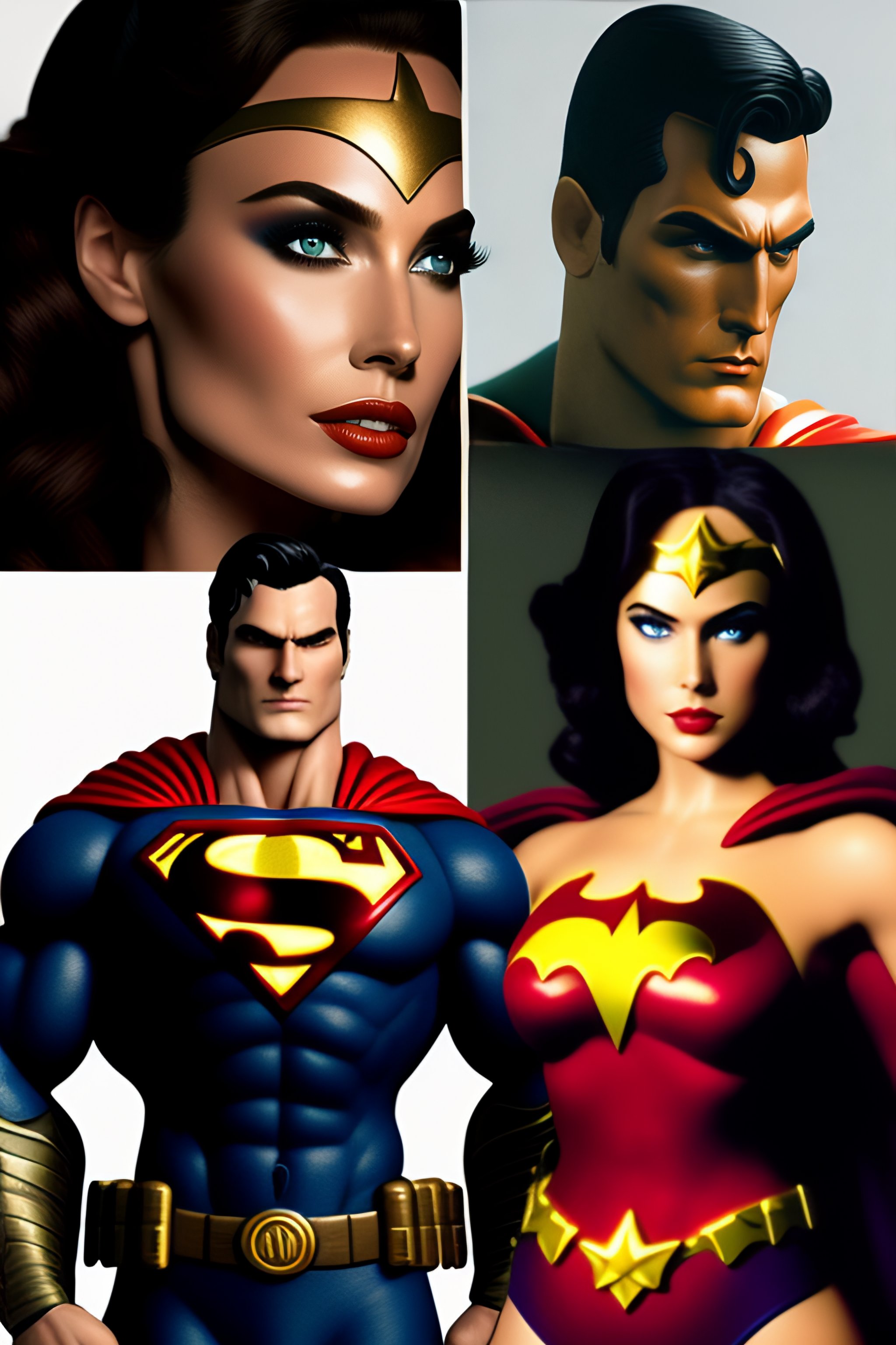 Lexica - Batman spy superman and wonder woman