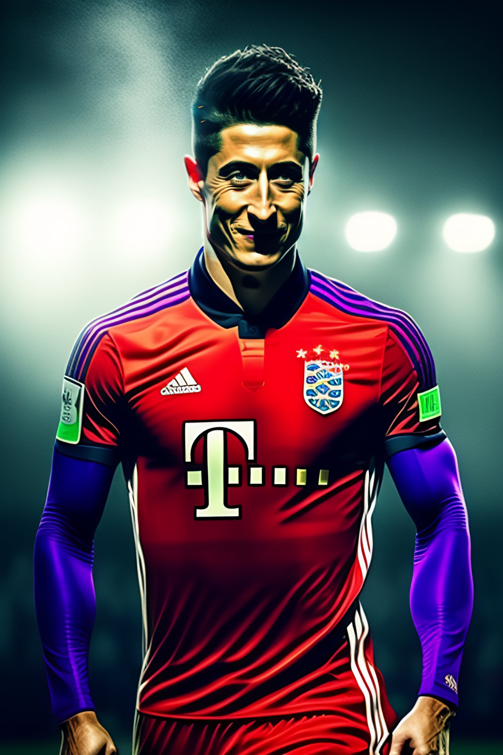 Lexica - Robert lewandowski as jocker