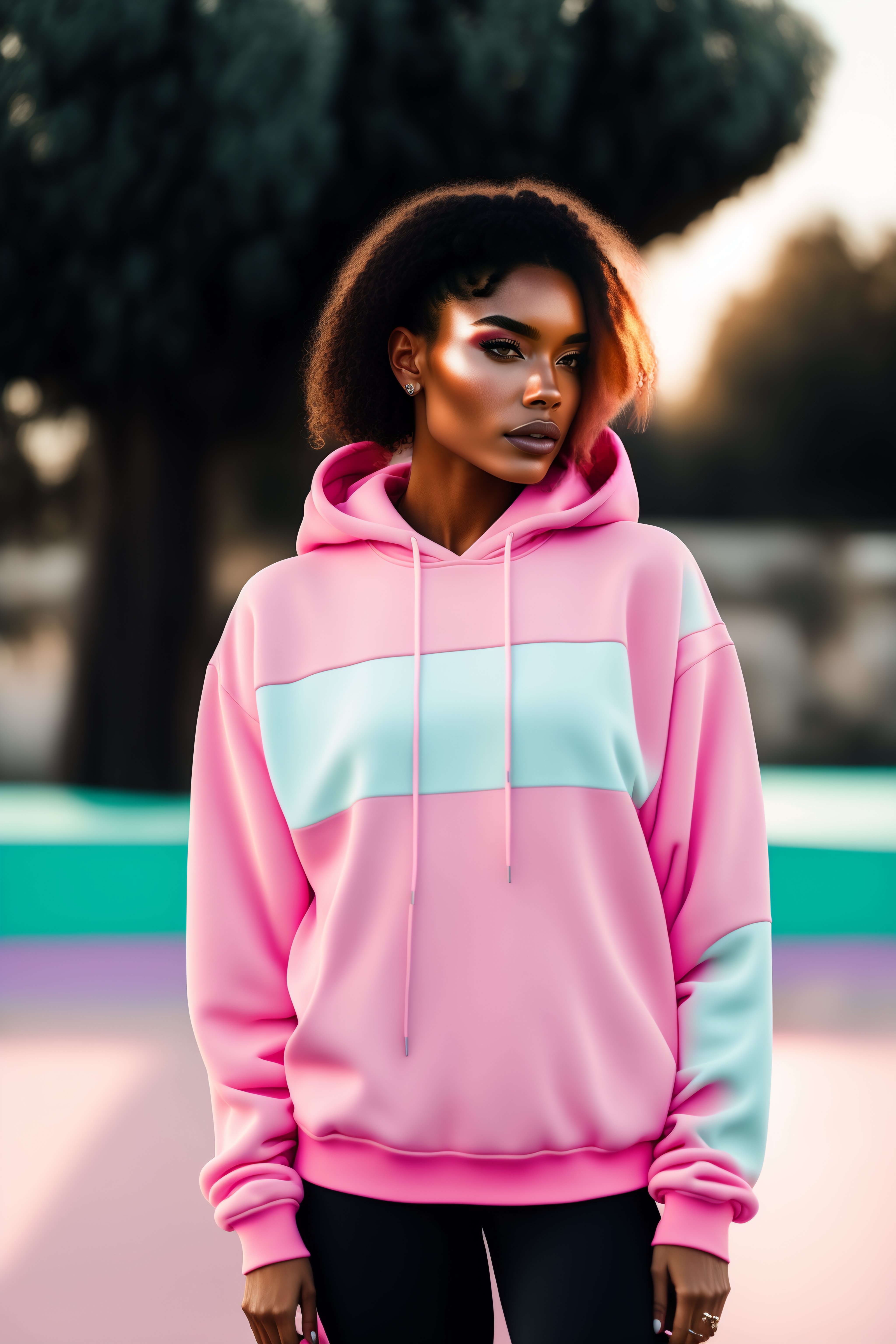 Pastel street hoodie online