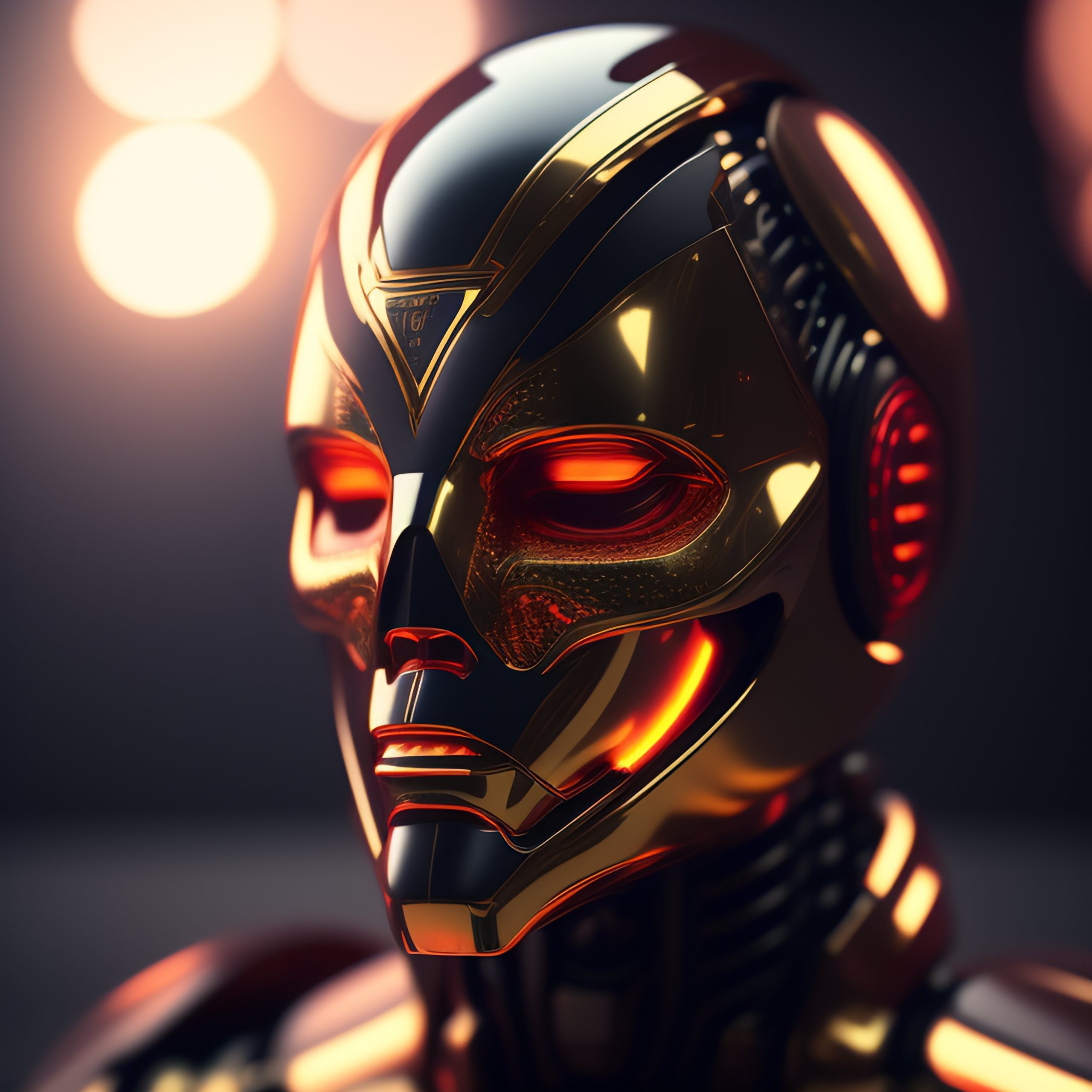 Lexica - The god of Artificial intelligence, simple background, unreal ...