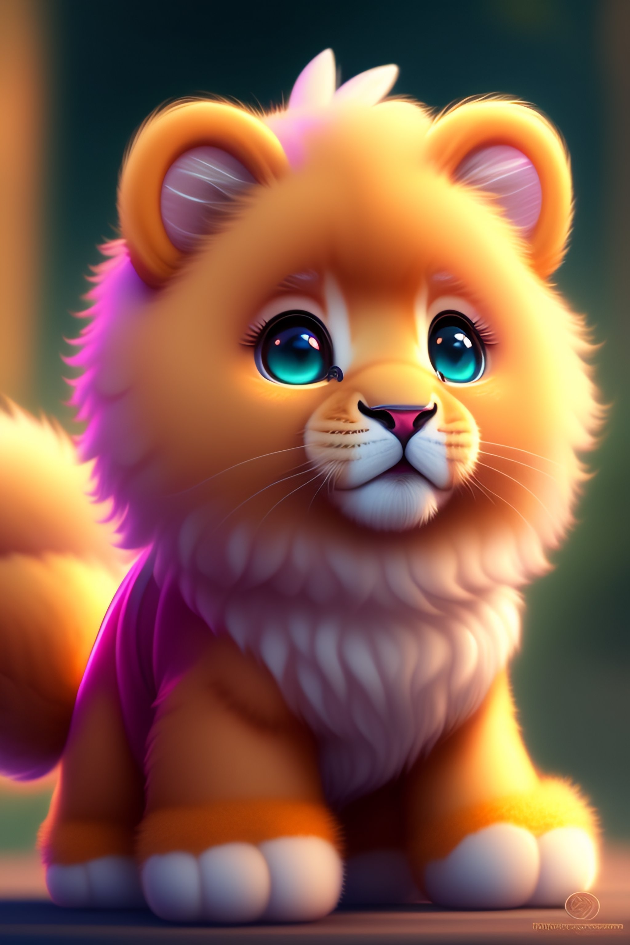 Cute Cartoon Lion Pictures