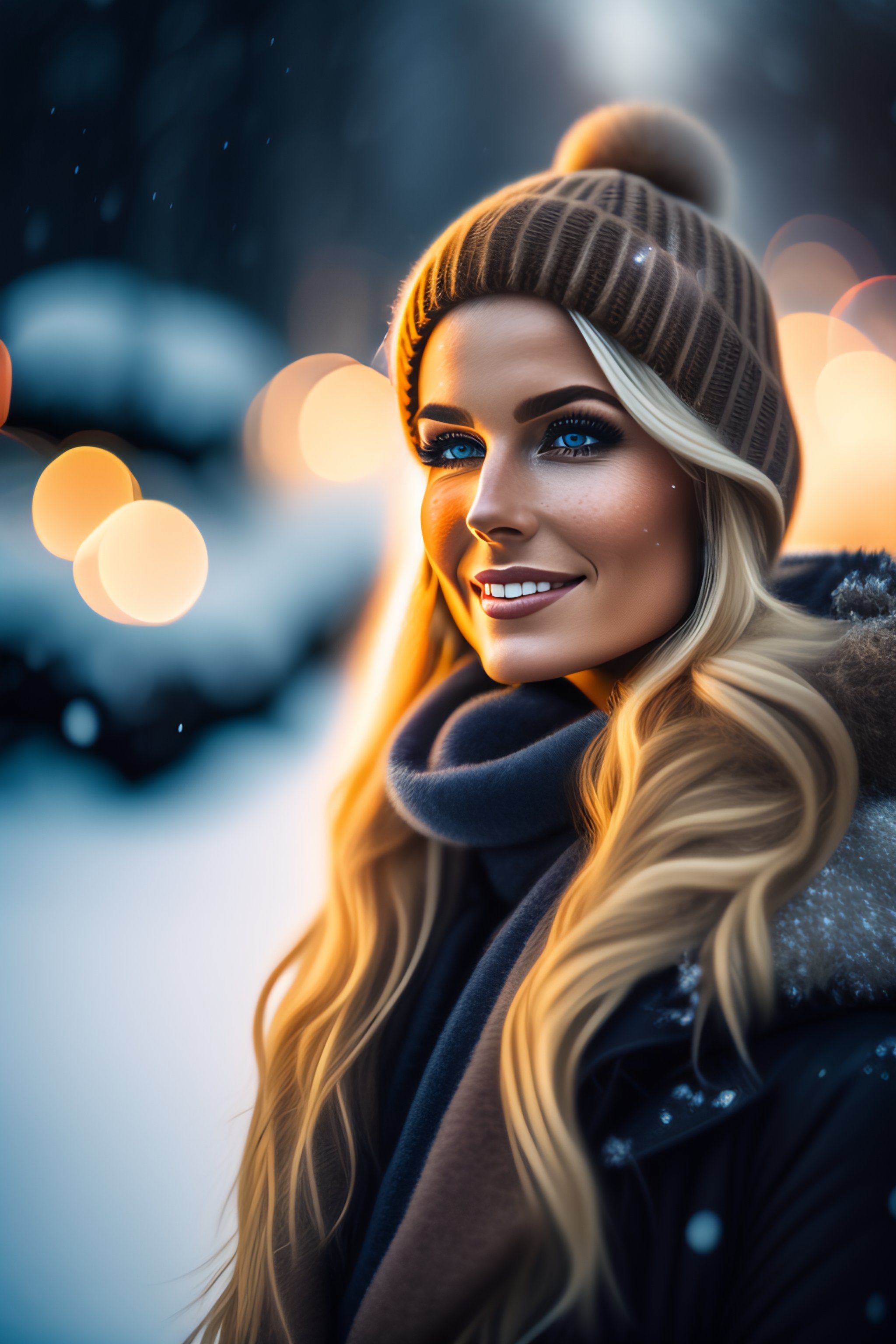 Lexica Professional Portrait Photograph Of A Gorgeous Norwegian Girl In Winter Clothing With 3915