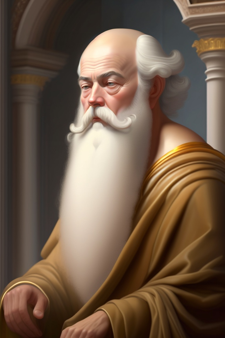 Lexica - Socrates in his old age is depicted as a man of modest stature ...