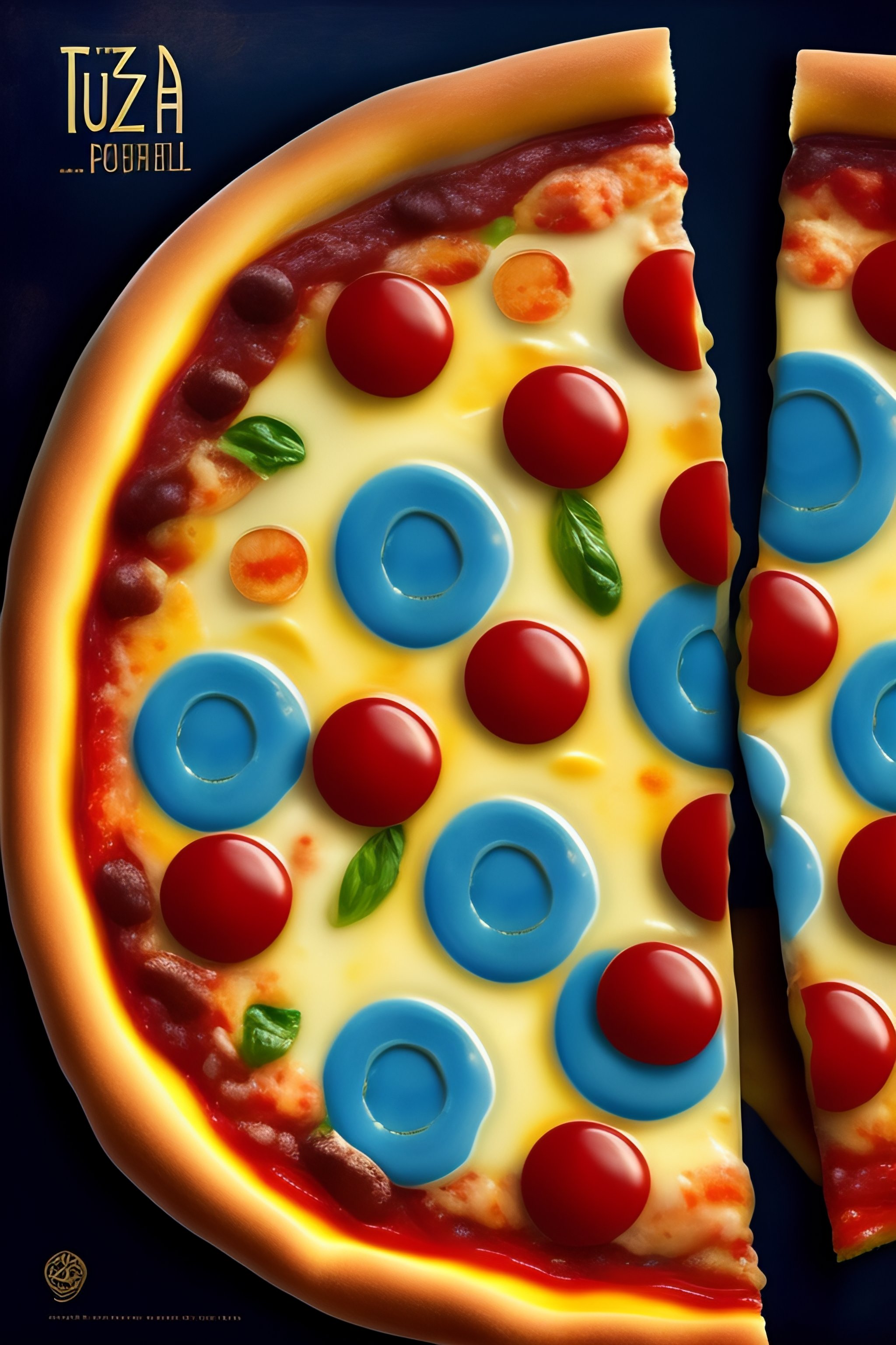 Lexica - Pizza Fußball Tor Picasso