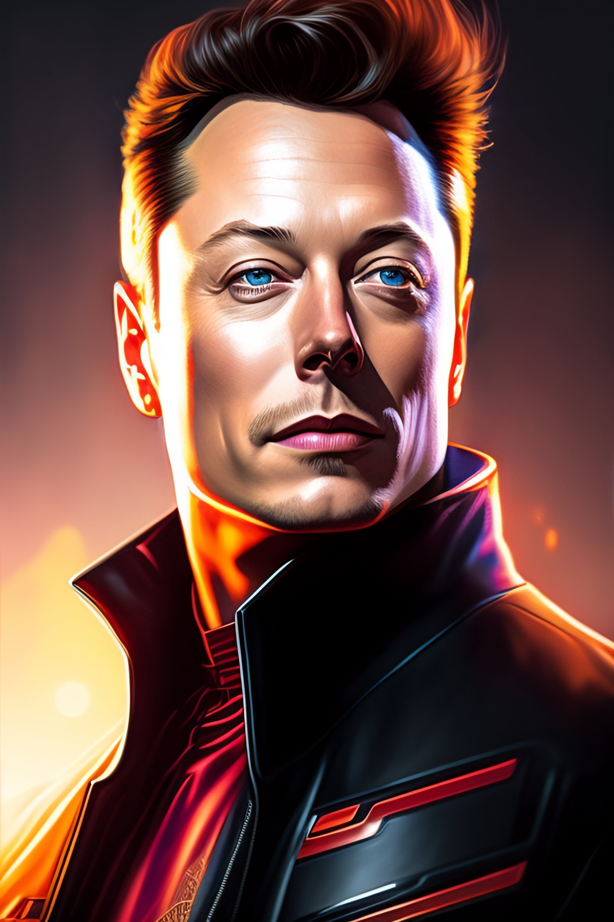 Lexica - Elon musk as marty mcfly, realistic portrait, symmetrical ...