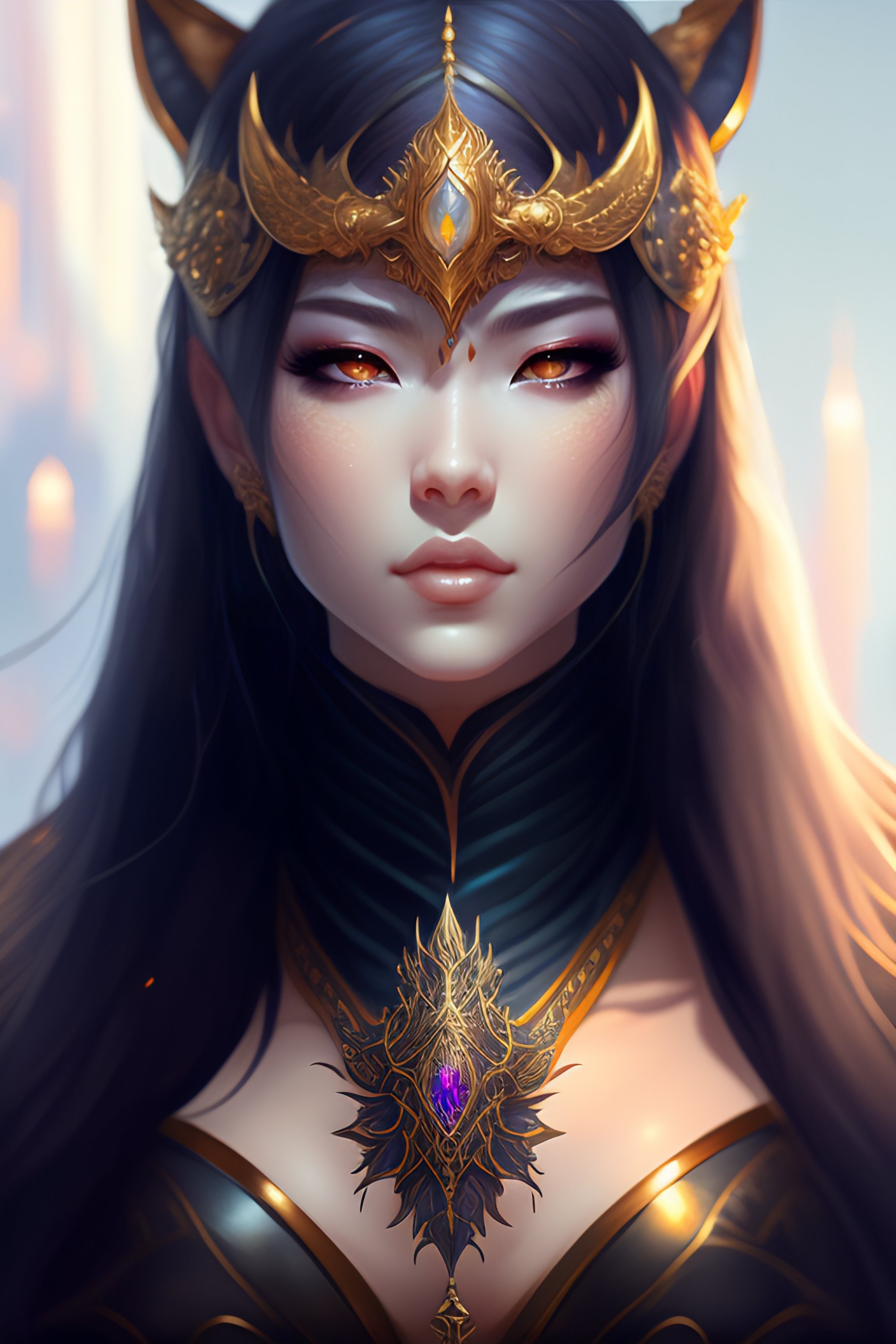 Lexica - Undead half - dragon, anthropomorph, beautiful, detailed ...