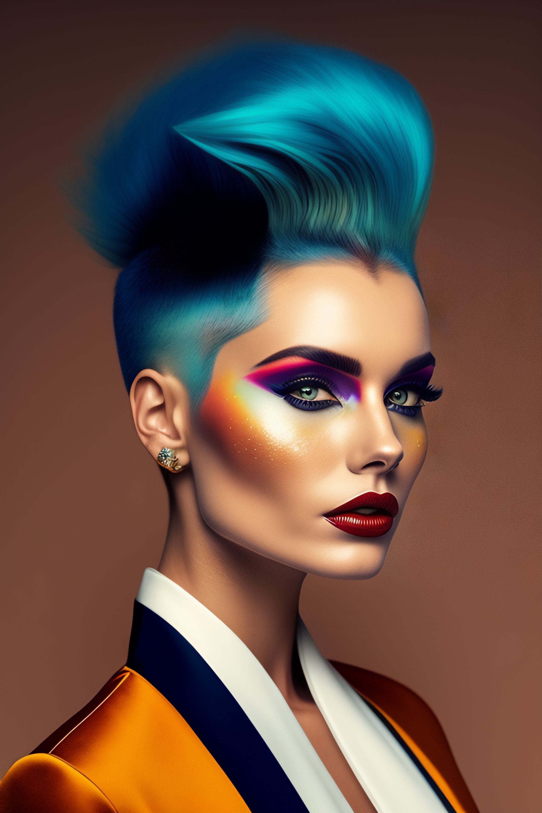 Lexica Portrait of a (cat), model by Flora Borsi, style by Flora