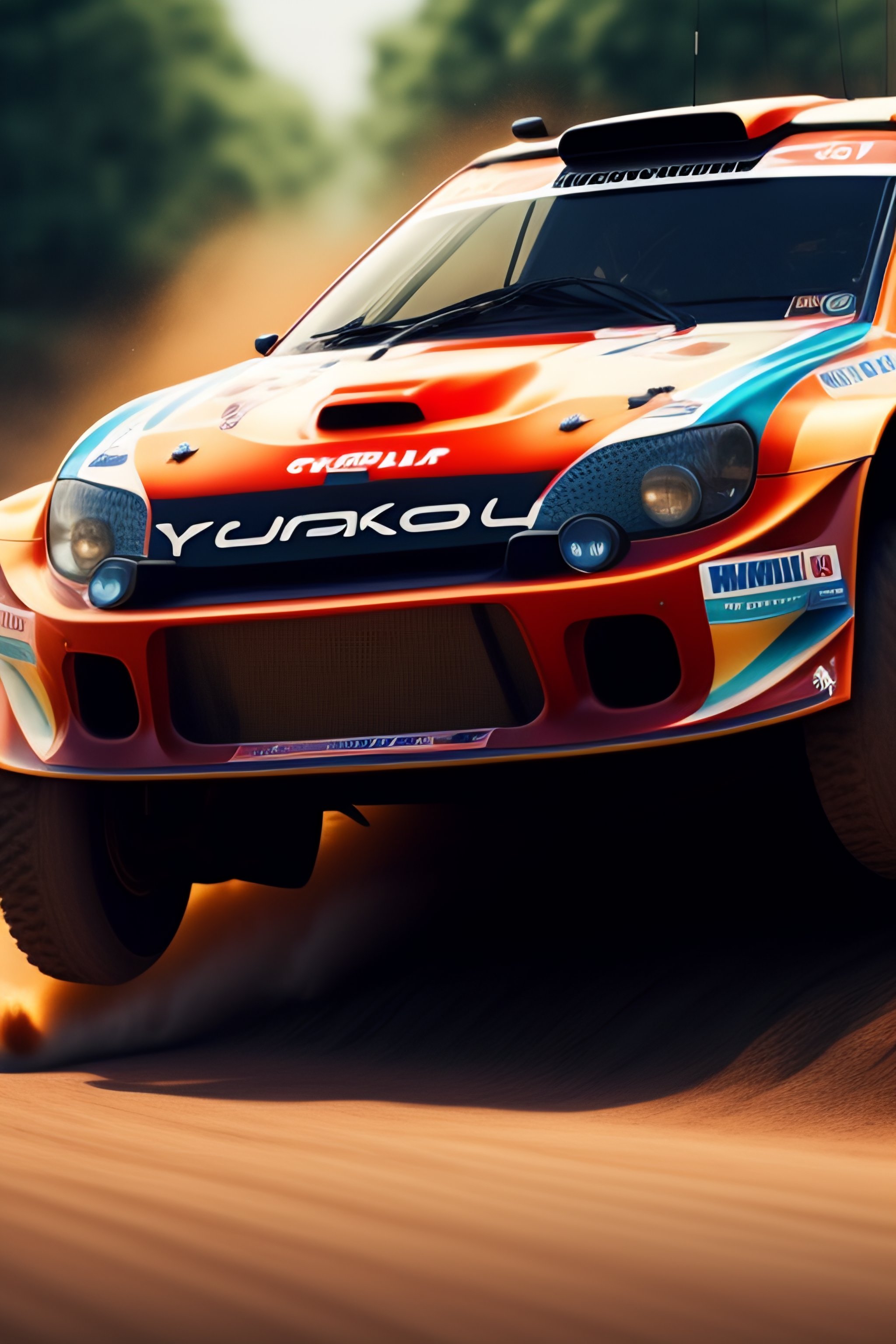 Lexica - Yugo Koral as a rally car