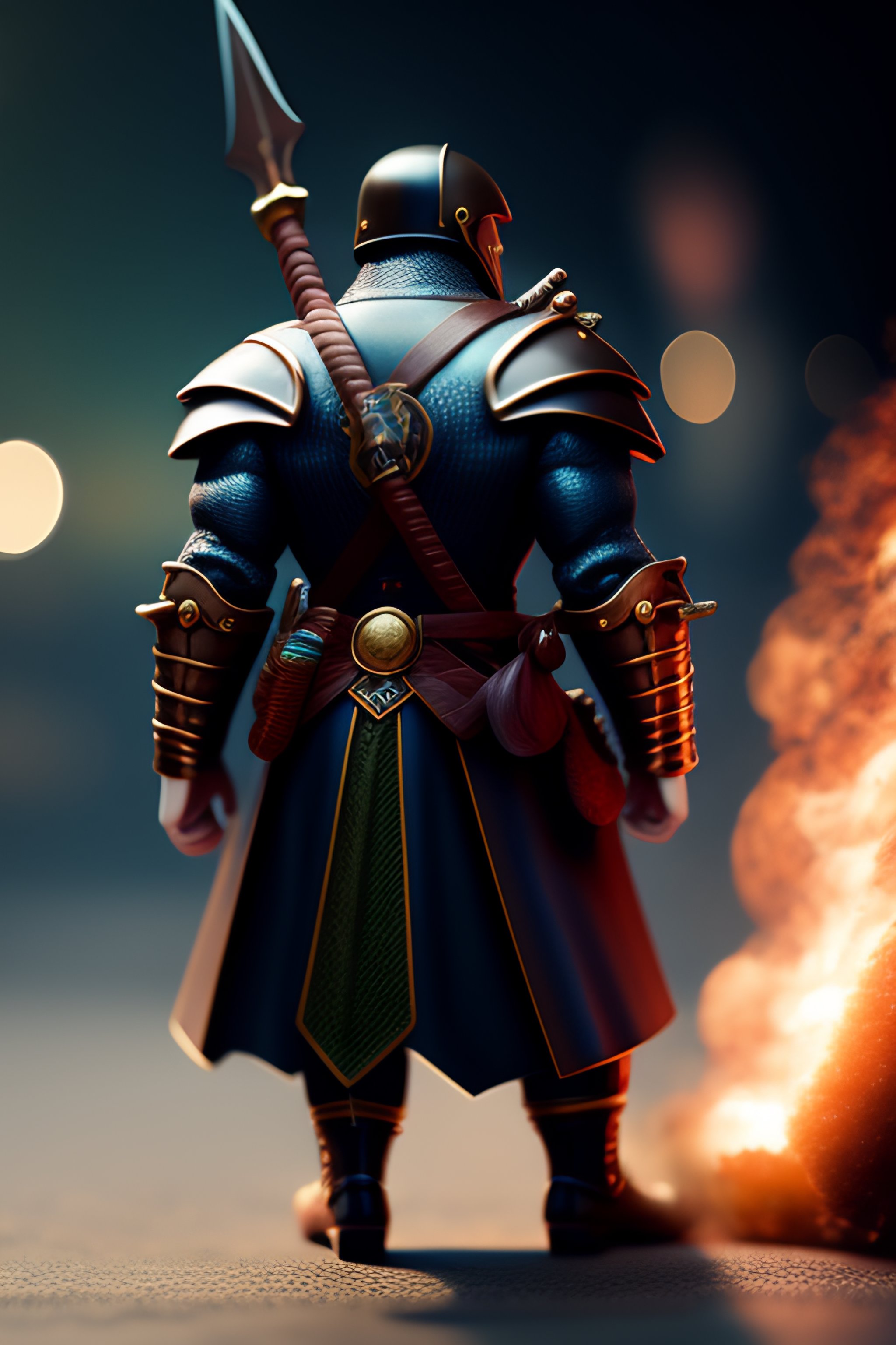 Lexica Noun with weapon in hand, high quality, hyper realistic