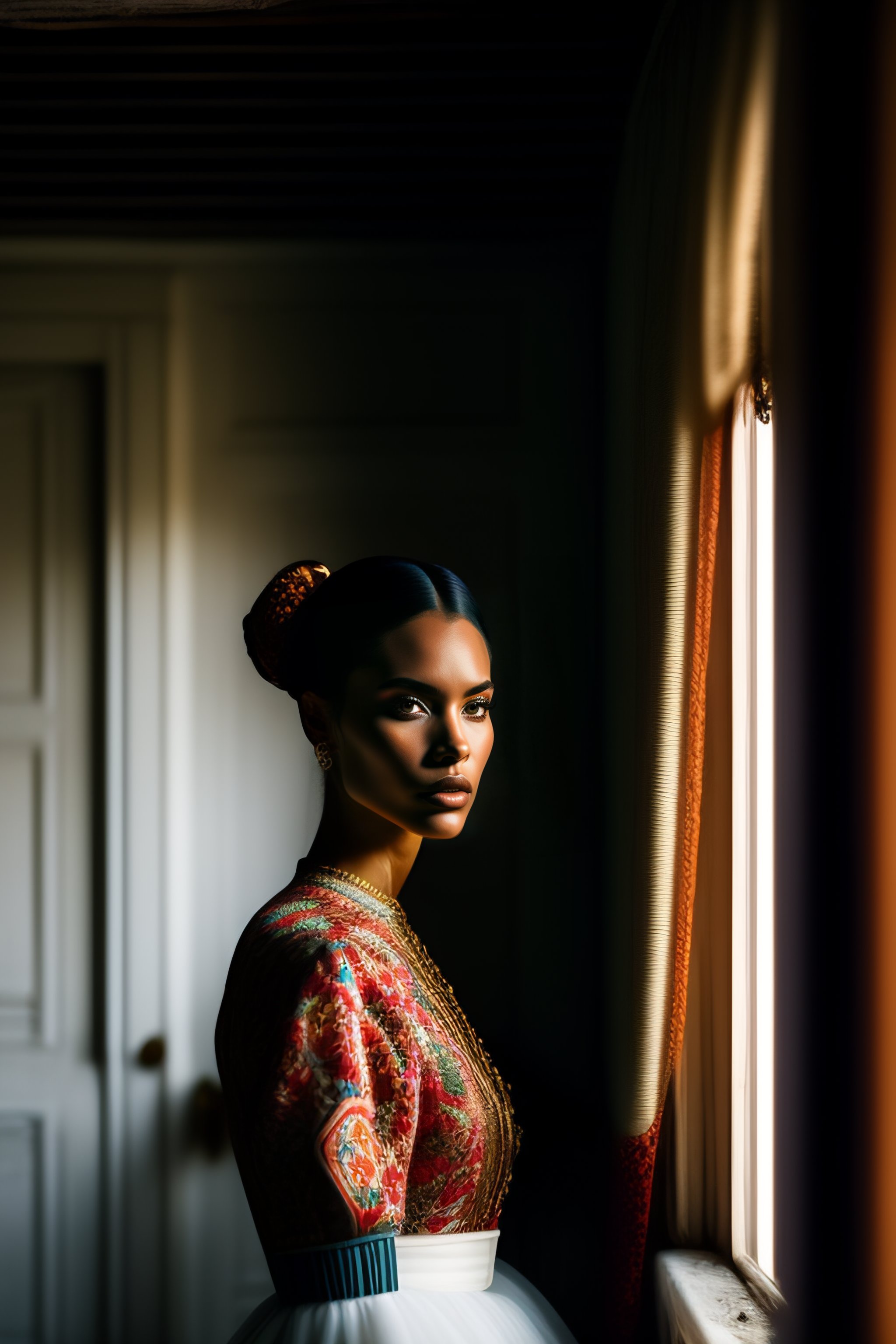 Lexica - Ultra reallistic, 8k, medium shot portrait of a young woman in ...