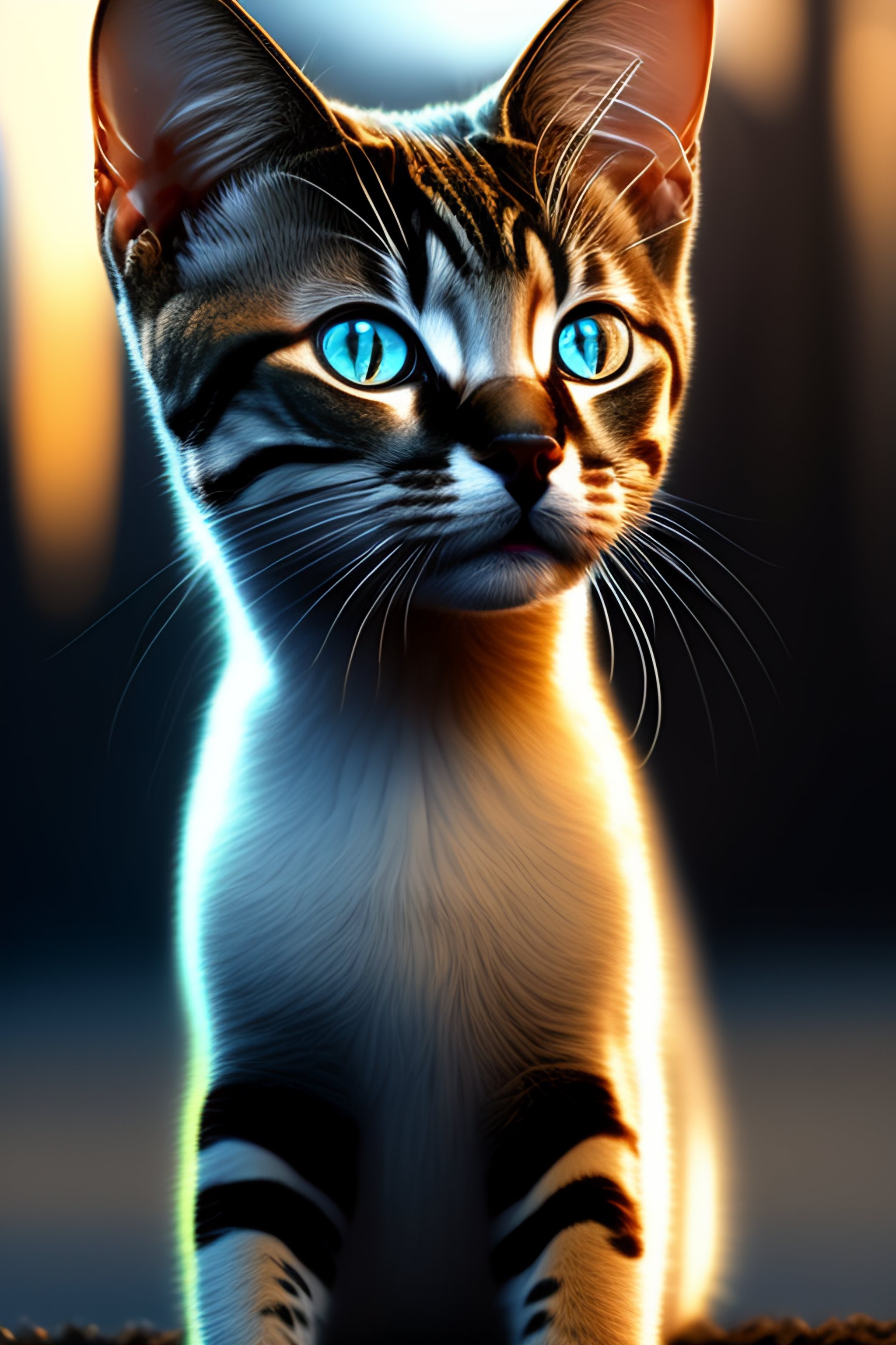 Lexica - Terminator T-1000 cat style