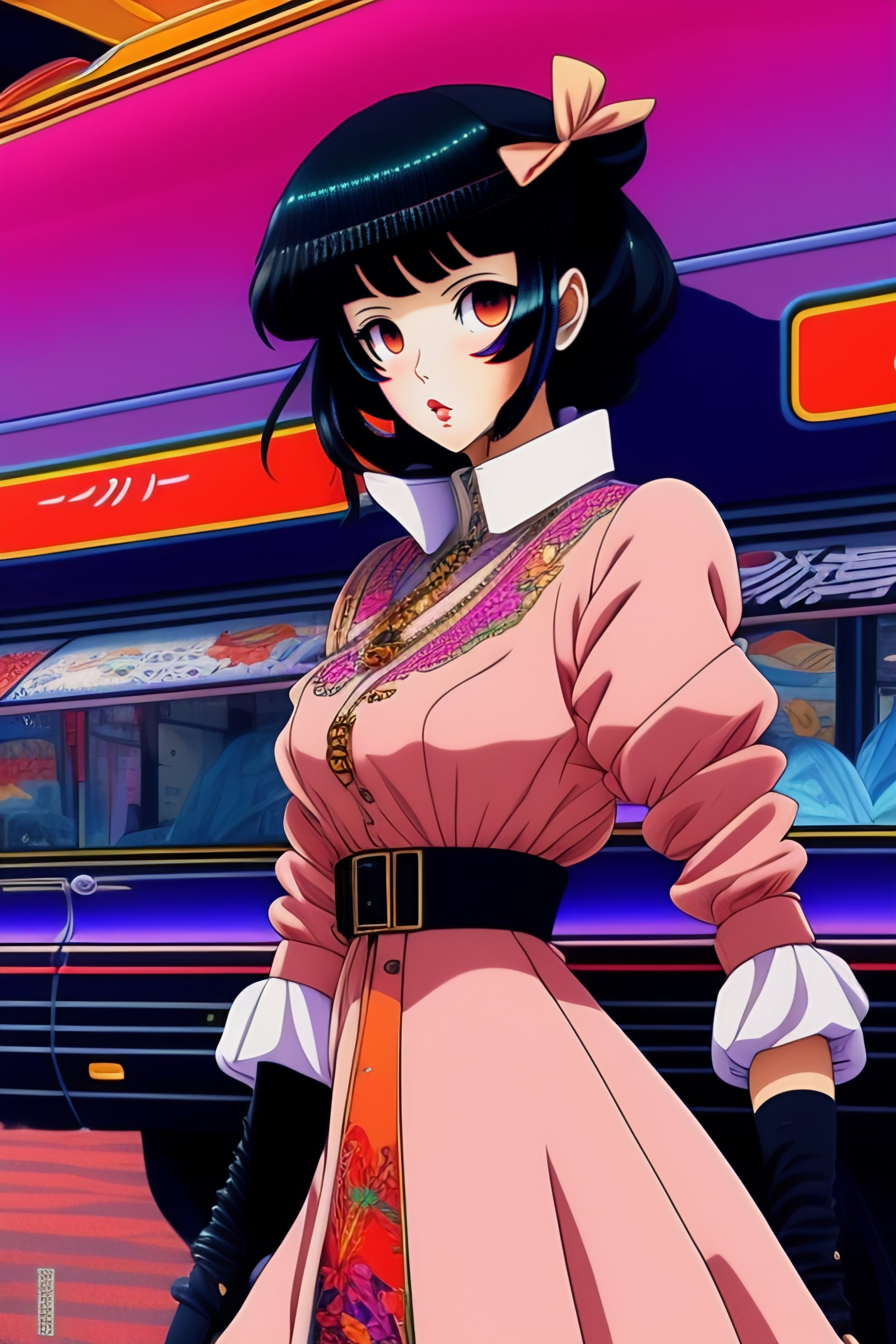 Lexica - Stylish haute couture outfit in the style of 90's vintage ...