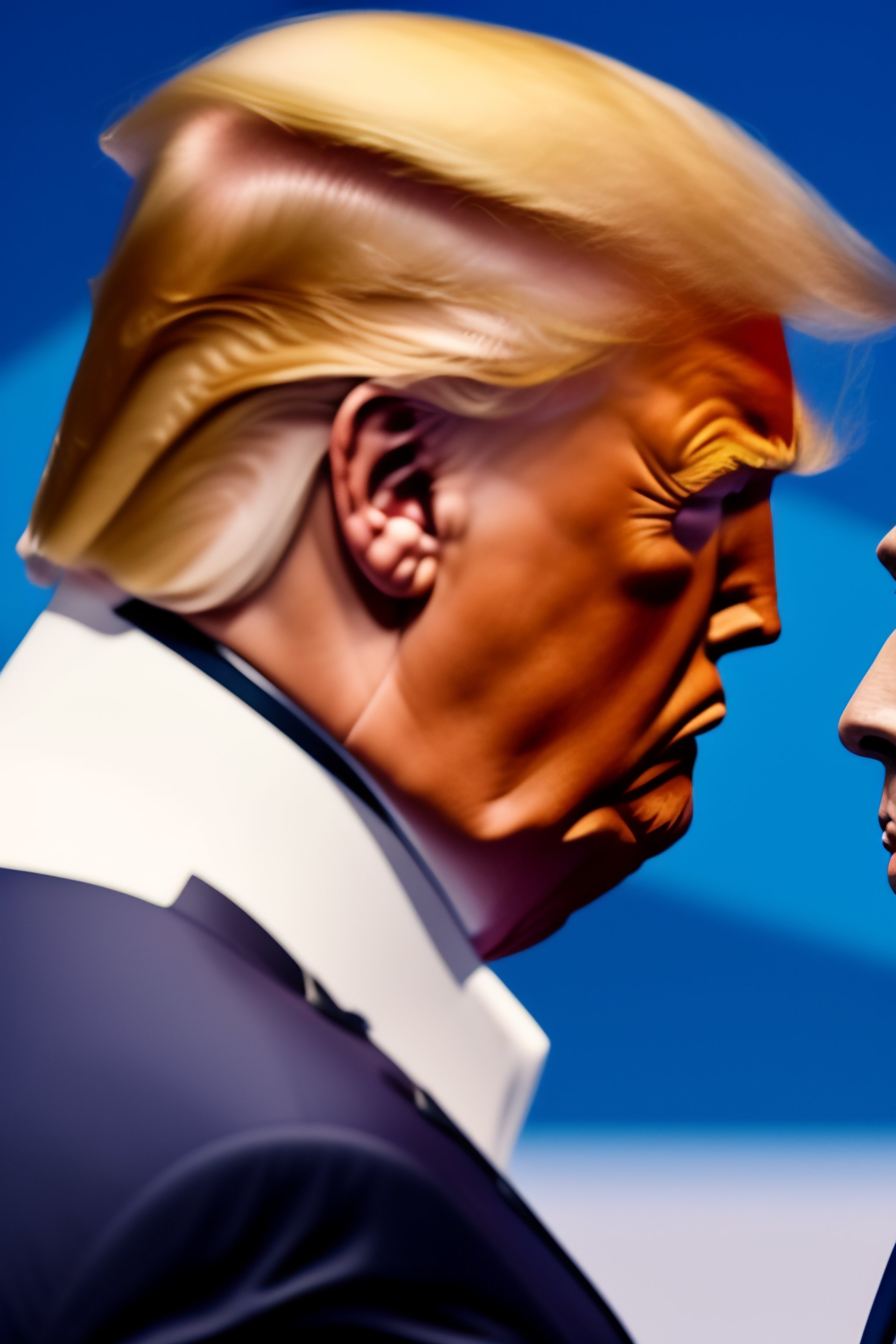 Lexica - Putin saying hello to Donald trump
