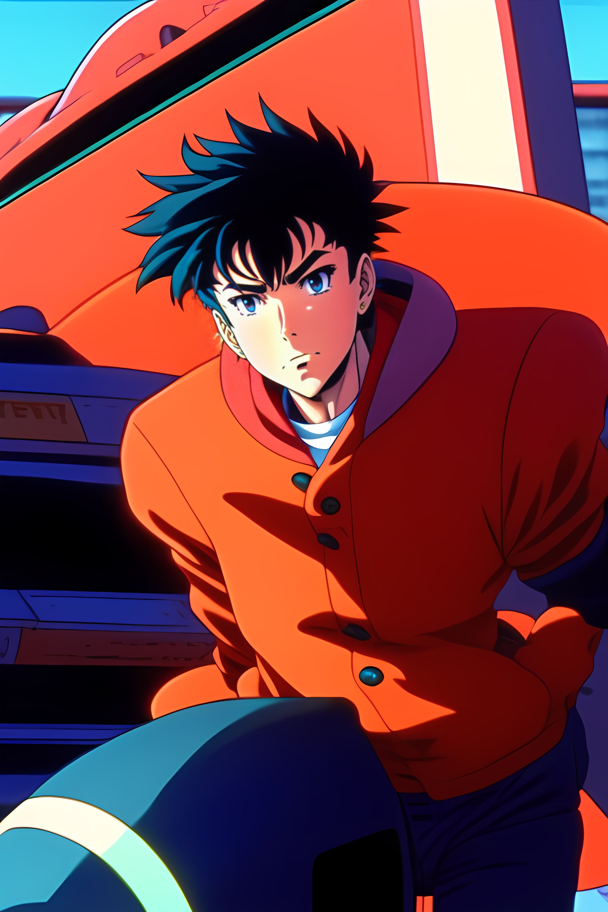 Lexica - Vintage anime screenshot from Akira, 90’s anime aesthetic. A ...