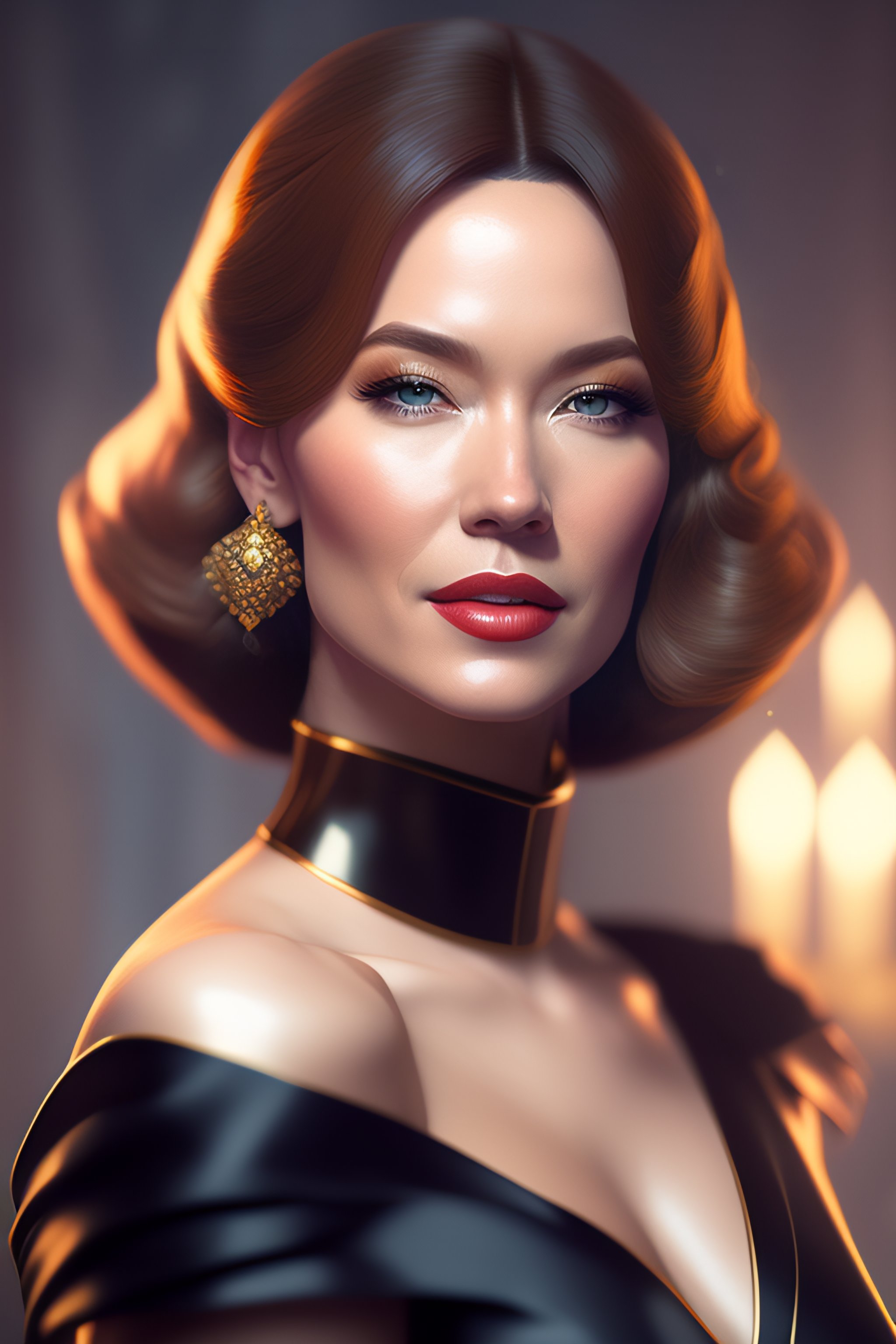 Lexica - A fancy portrait of Penelope ann miller by Greg Rutkowski, Sung  Choi, Mitchell Mohrhauser, Maciej Kuciara, Johnson Ting, Maxim Verehin,  Pete...