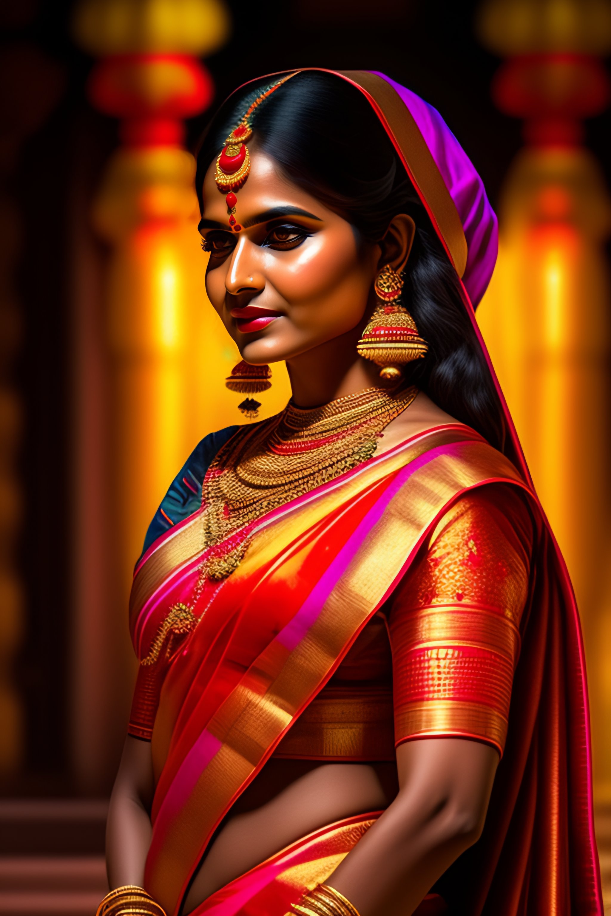 Traditional North Indian Woman, Traditional North Indian Wo…