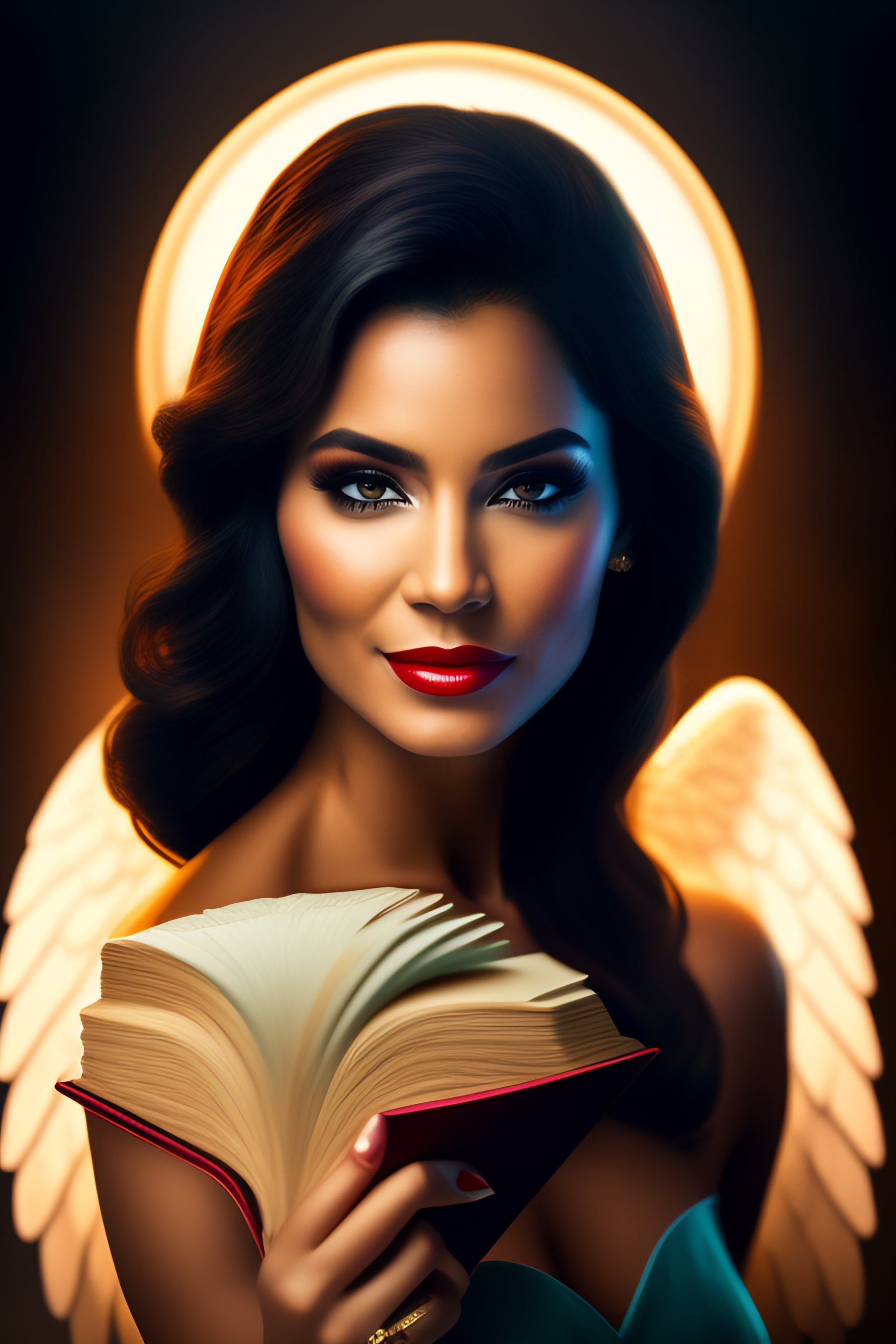 Lexica A Woman With Half The Face Of A Demon The Other Half Of The