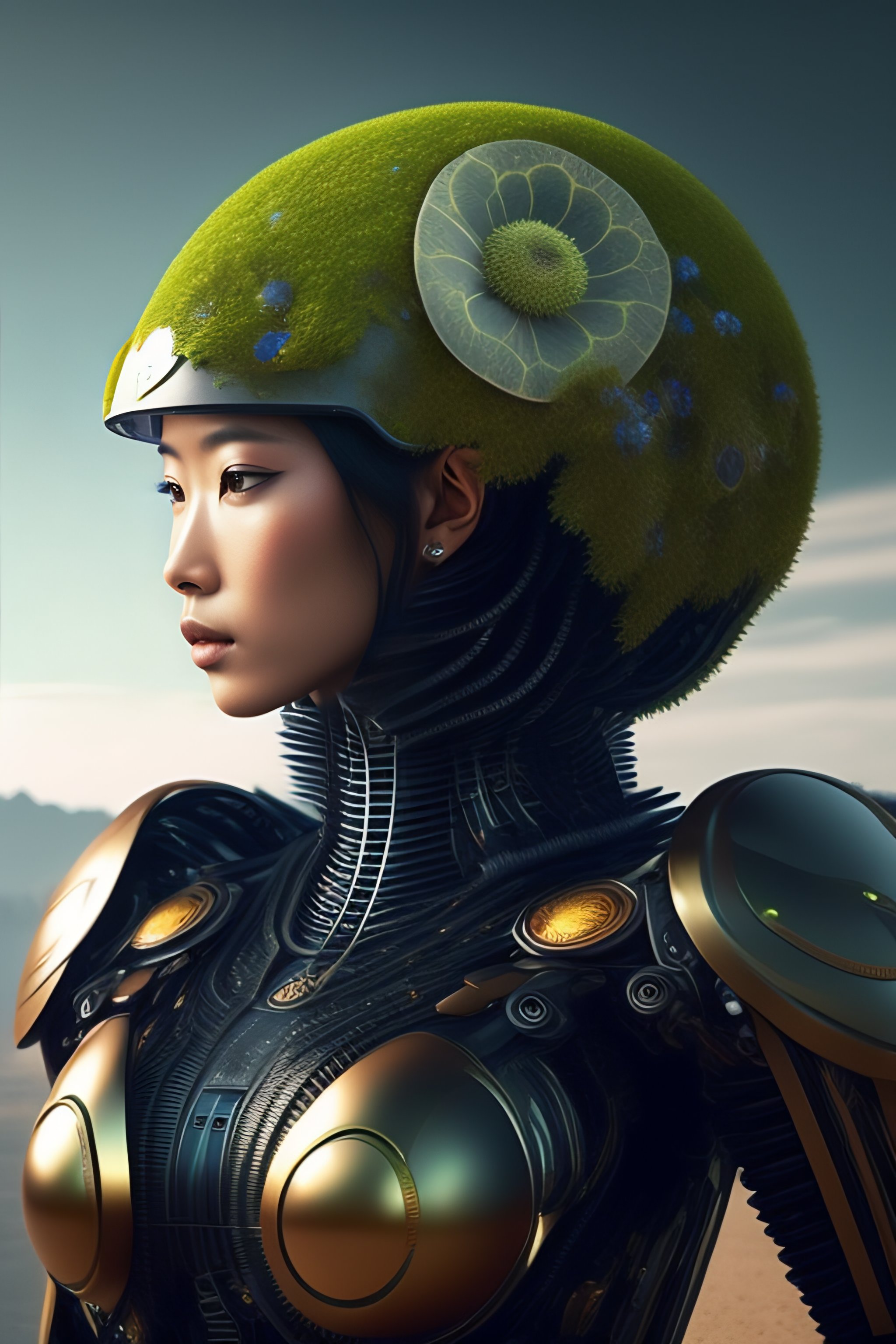 Lexica - A very advanced life form which is the merge of human, robot ...