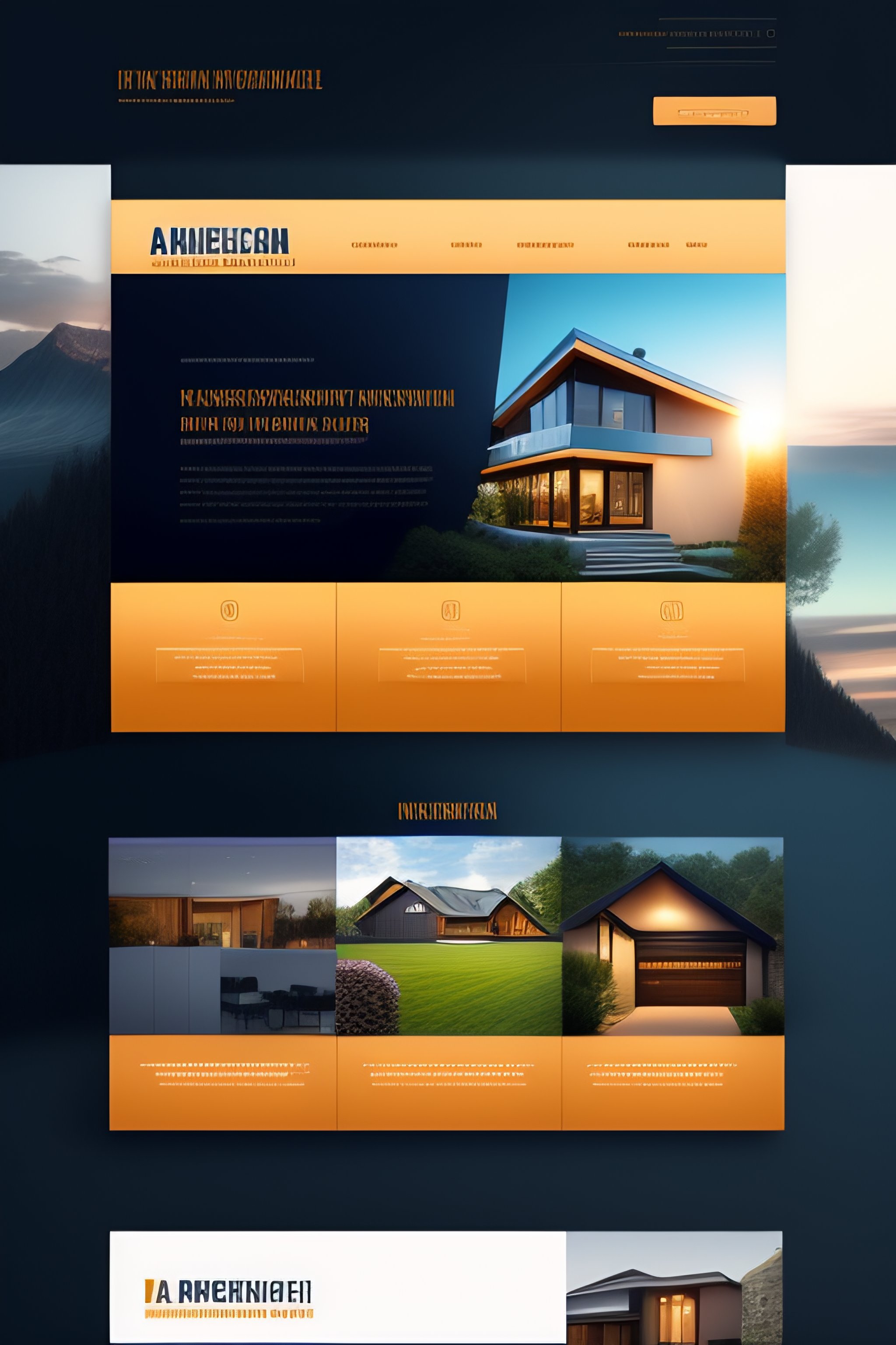 Lexica - Web design for architectural company