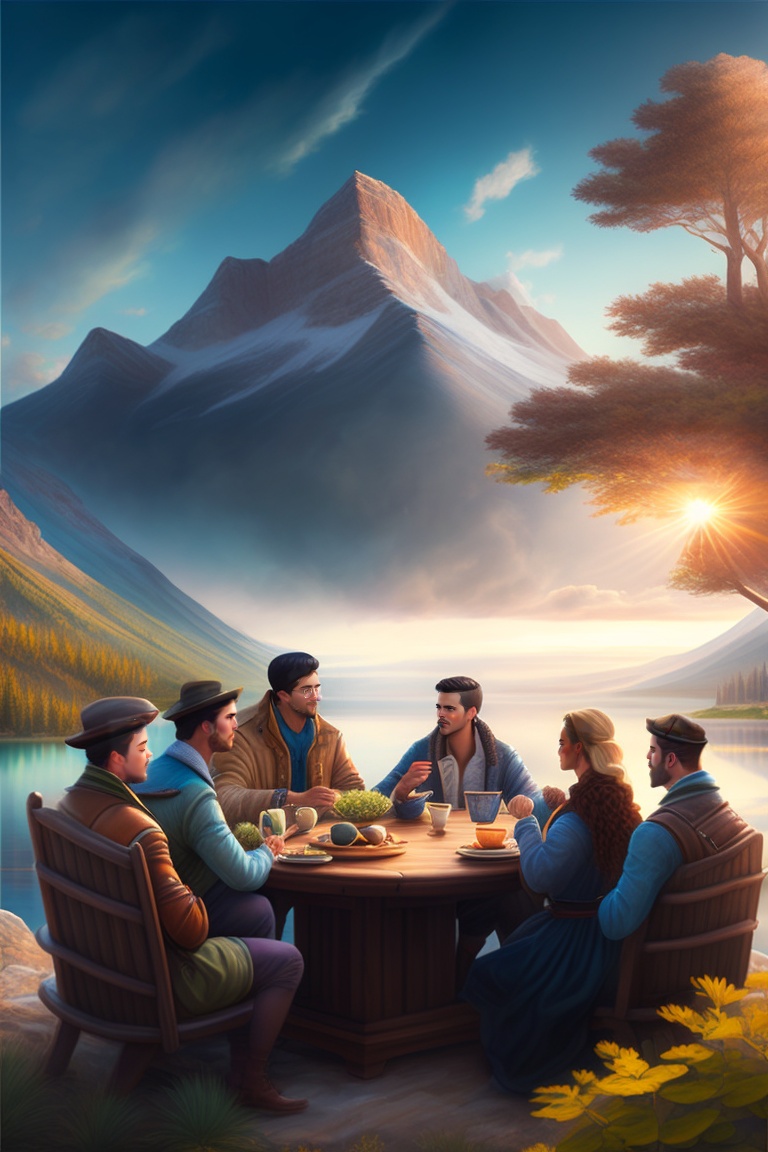 Lexica - A group of eight friends, including two couples, three boys ...