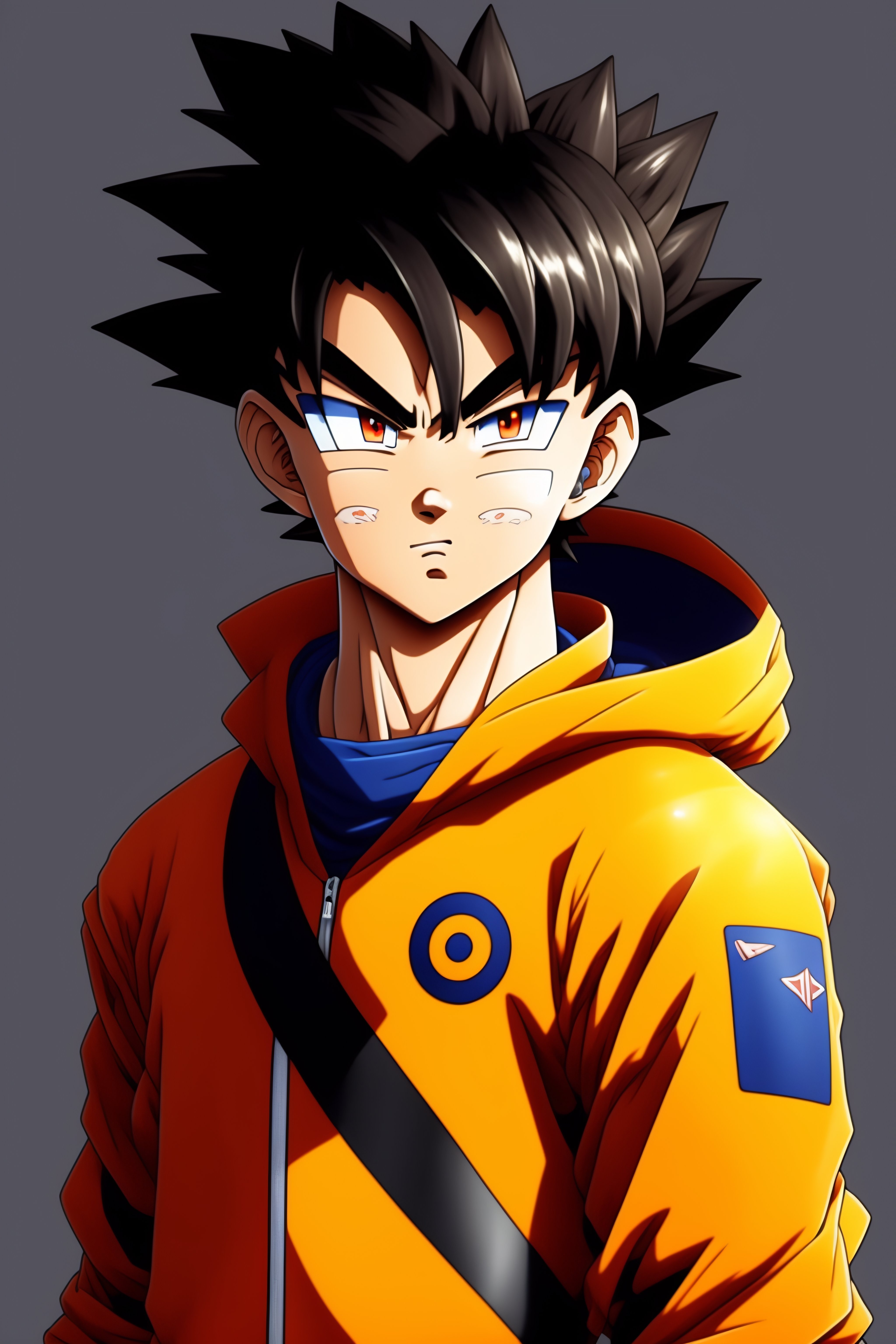 Lexica Goku Pokemon trainer in techwear clothes by Ken Sugimori