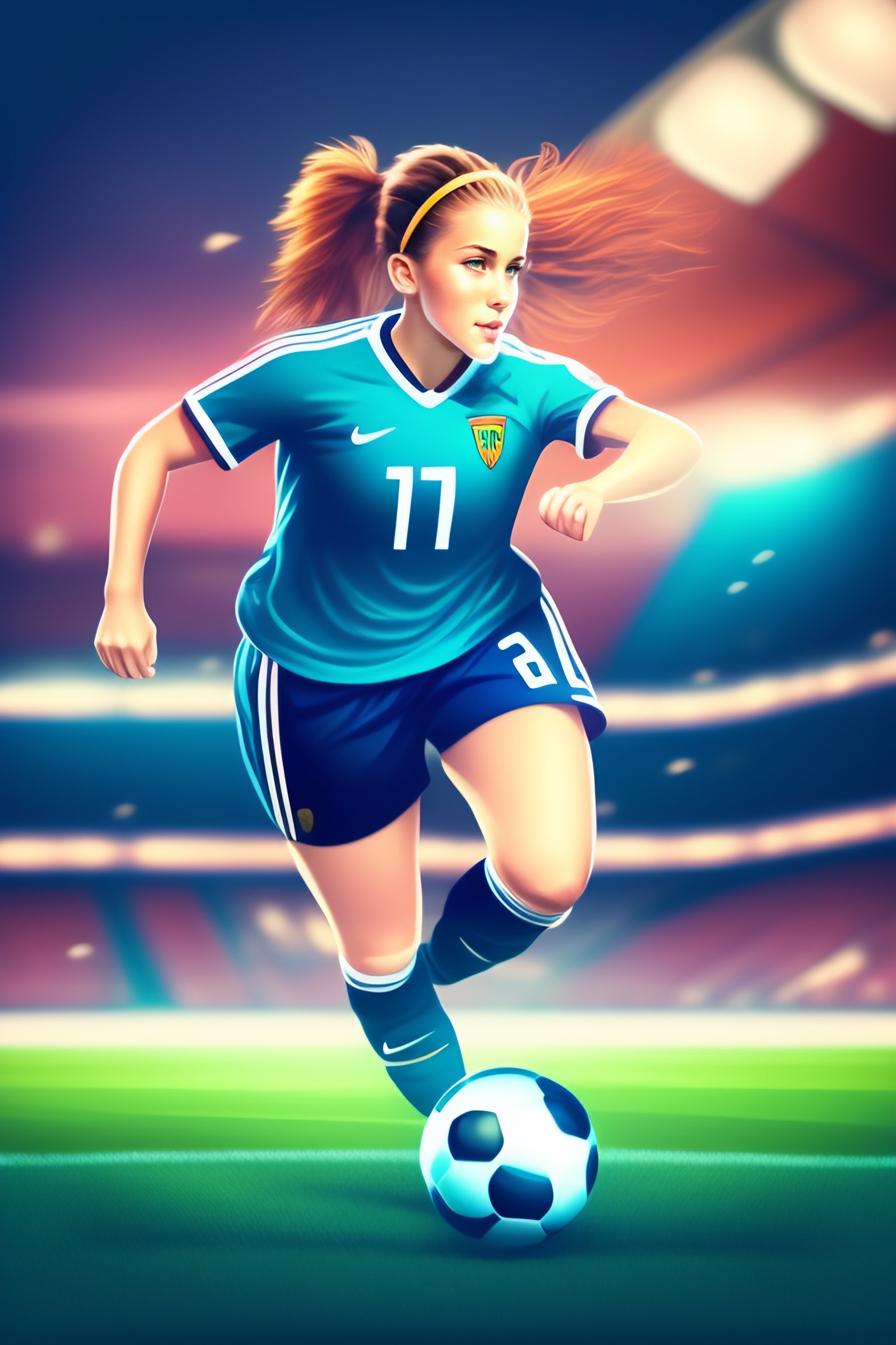 soccer player animated