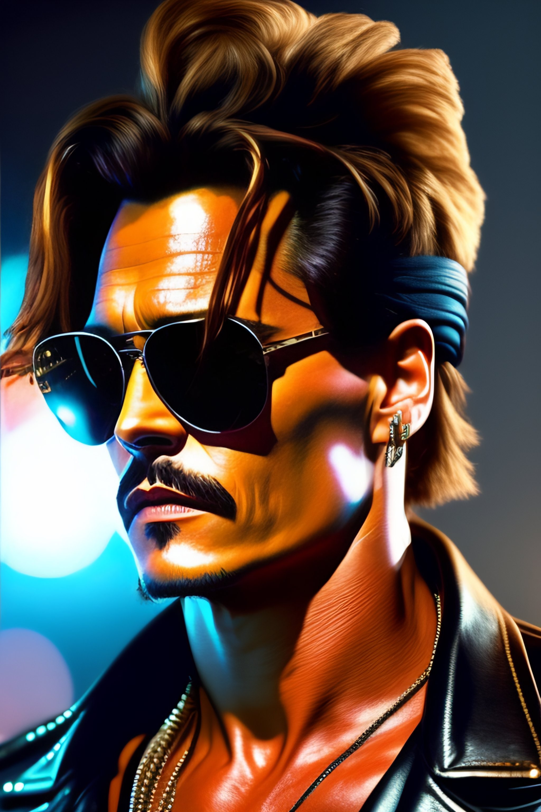 Lexica - Johnny Depp as Terminator