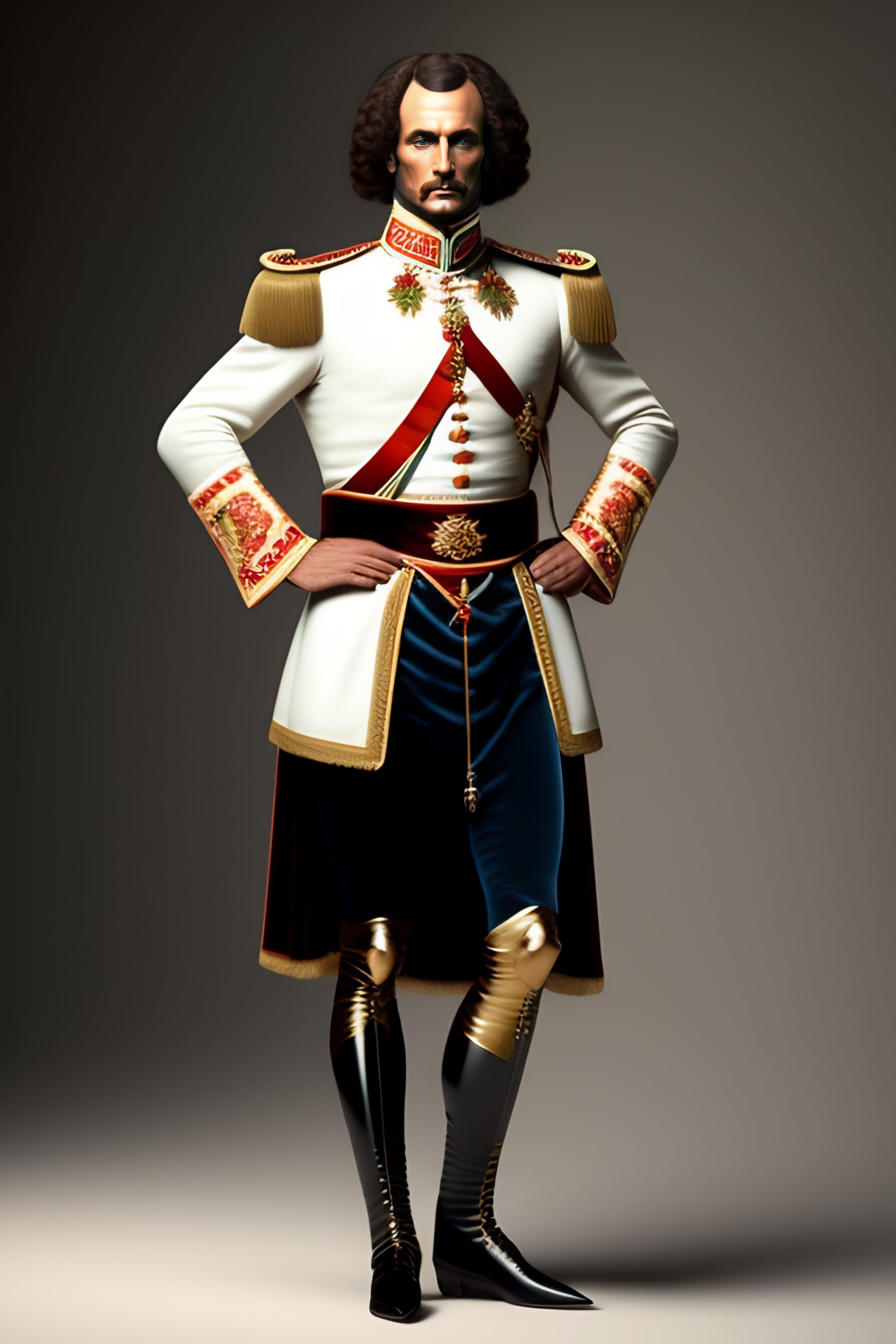 Lexica - Putin in costume napoleon, highly detailed, smooth, sharp ...