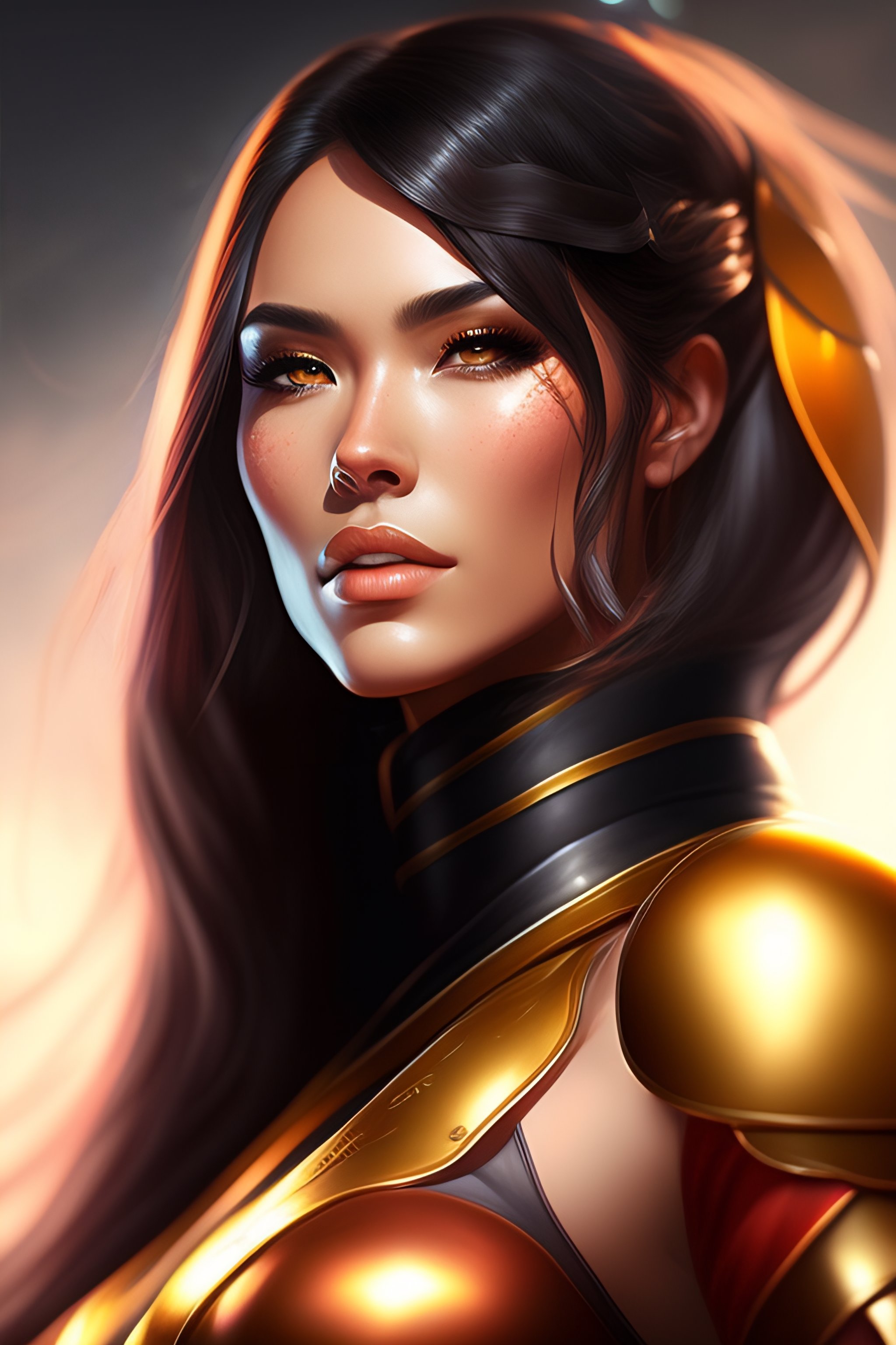 Lexica Portrait Of A Woman Warrior Digital Art Character Art By