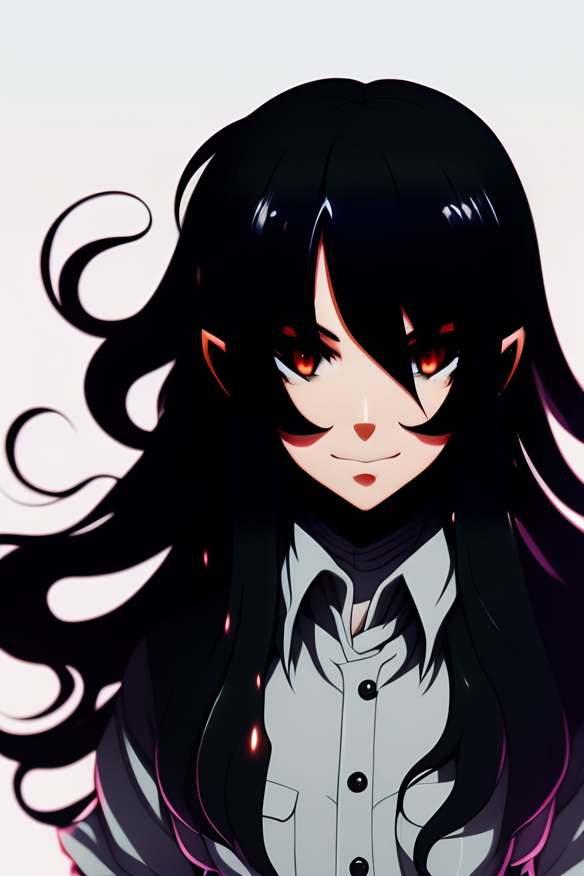anime shadow demon girl