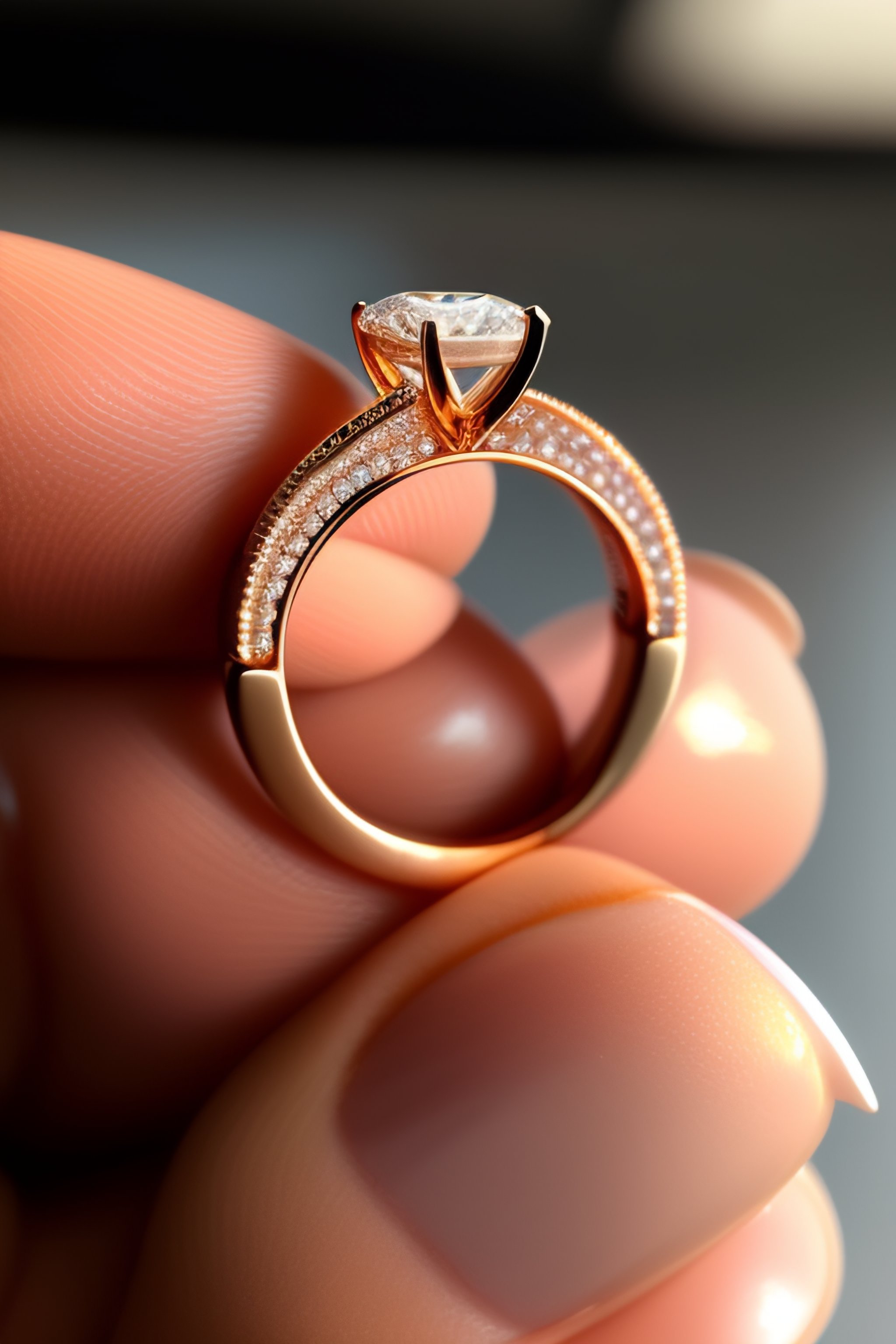 Lexica Stunning 1 5 carat diamond ring for my wife with a thinner band