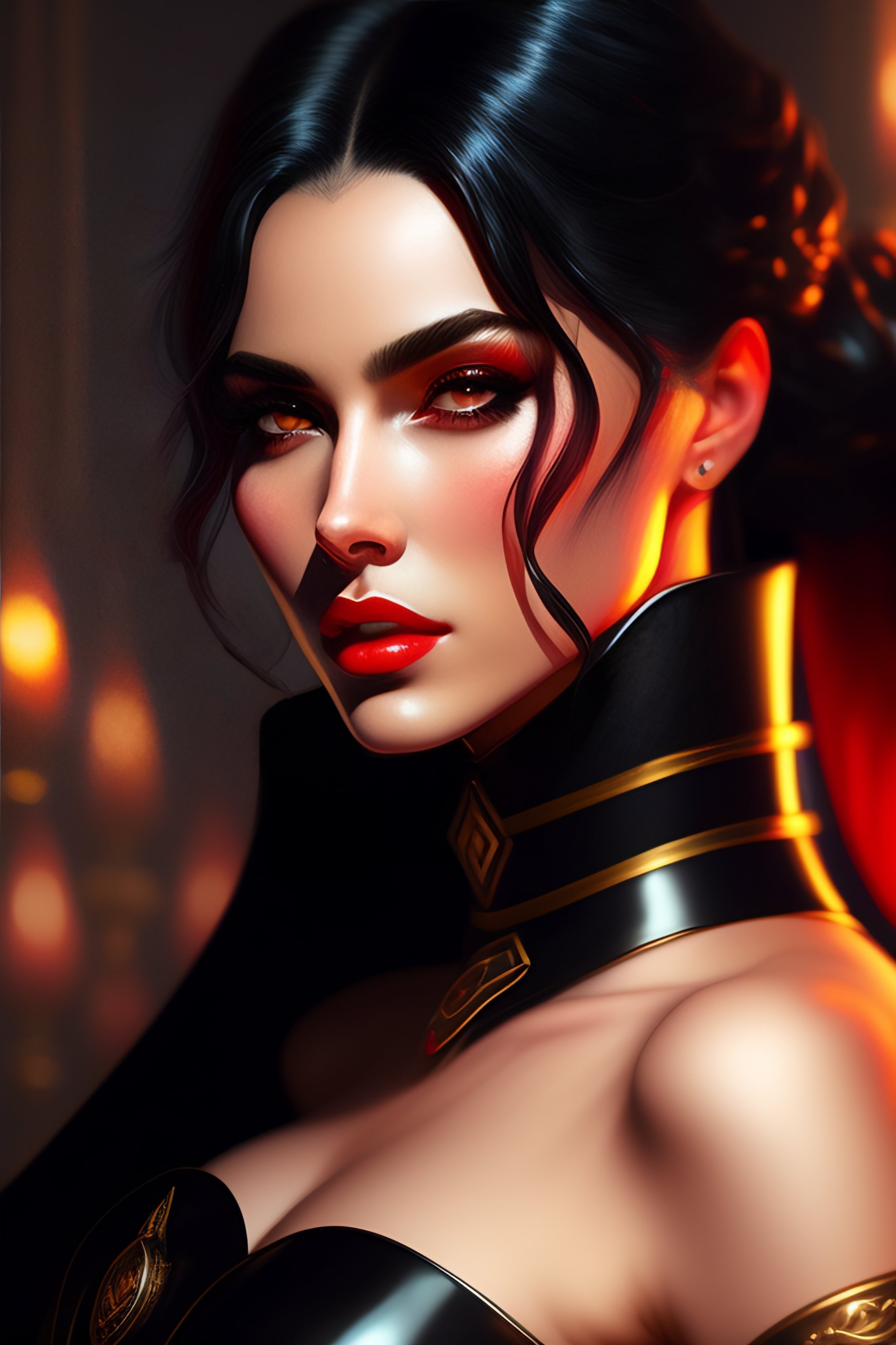 Lexica - A Photorealistic dramatic hyperrealistic, Crystal red eyes ...