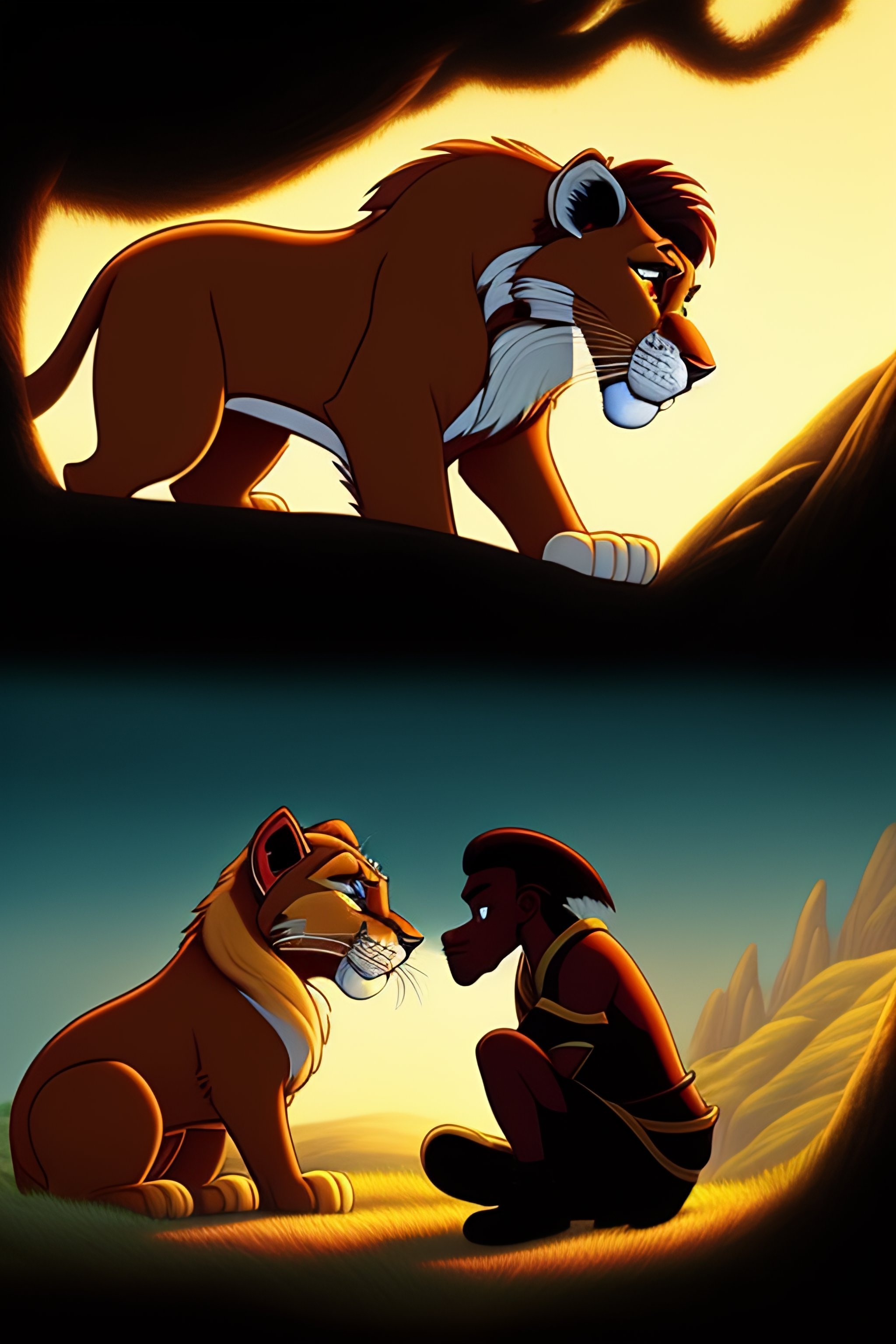 Lion King Scar And Kovu