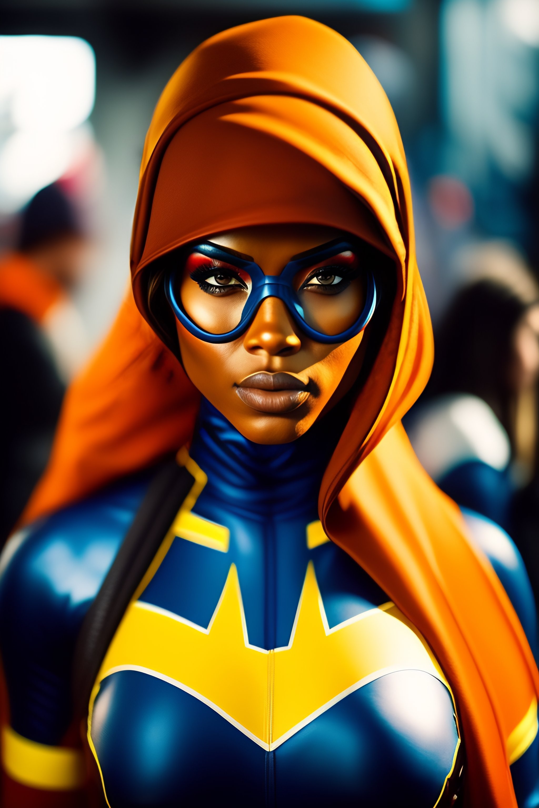 Lexica Khalifa cosplay Ms. Marvel beautiful figure