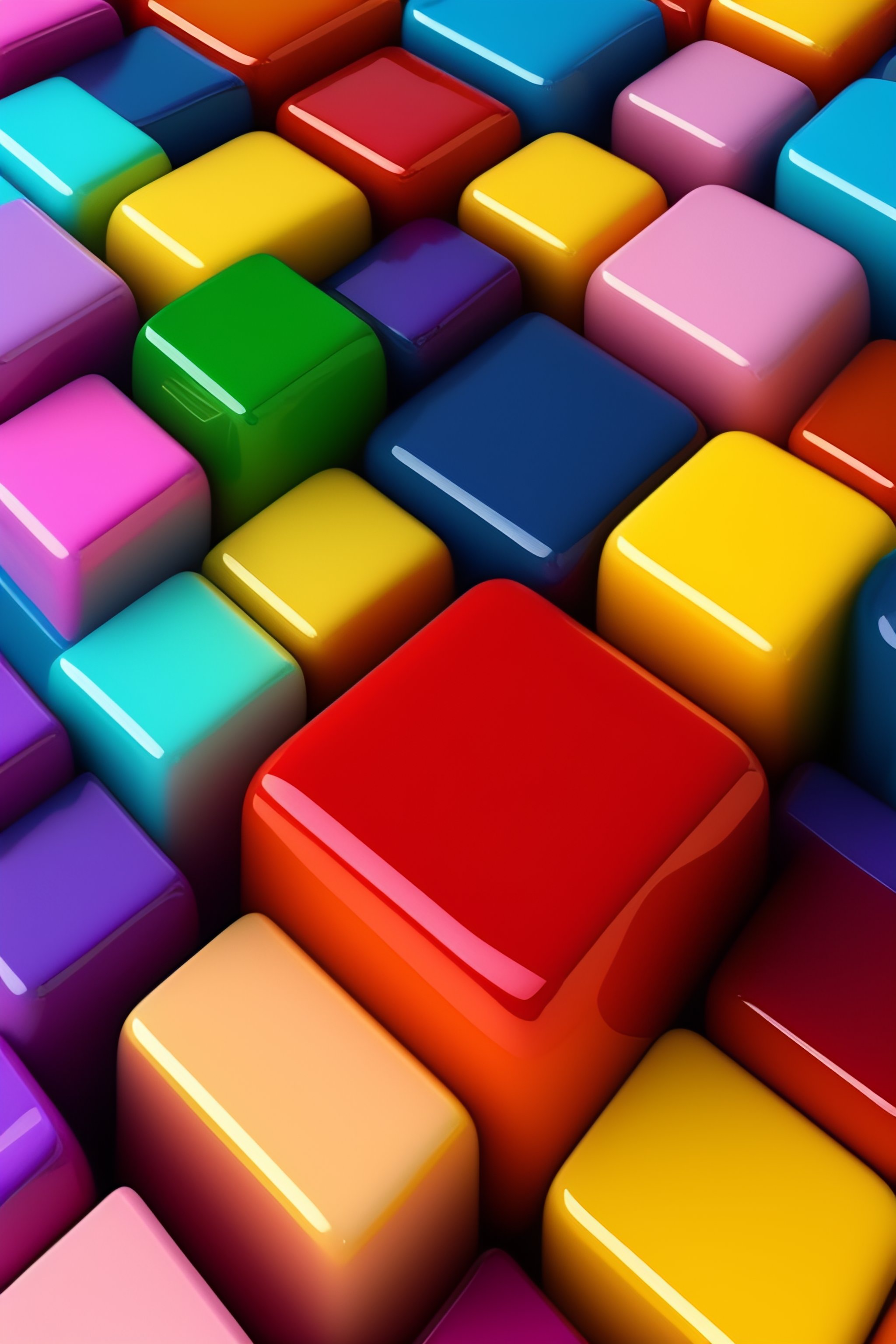 Lexica - Tiny squares with pop colors