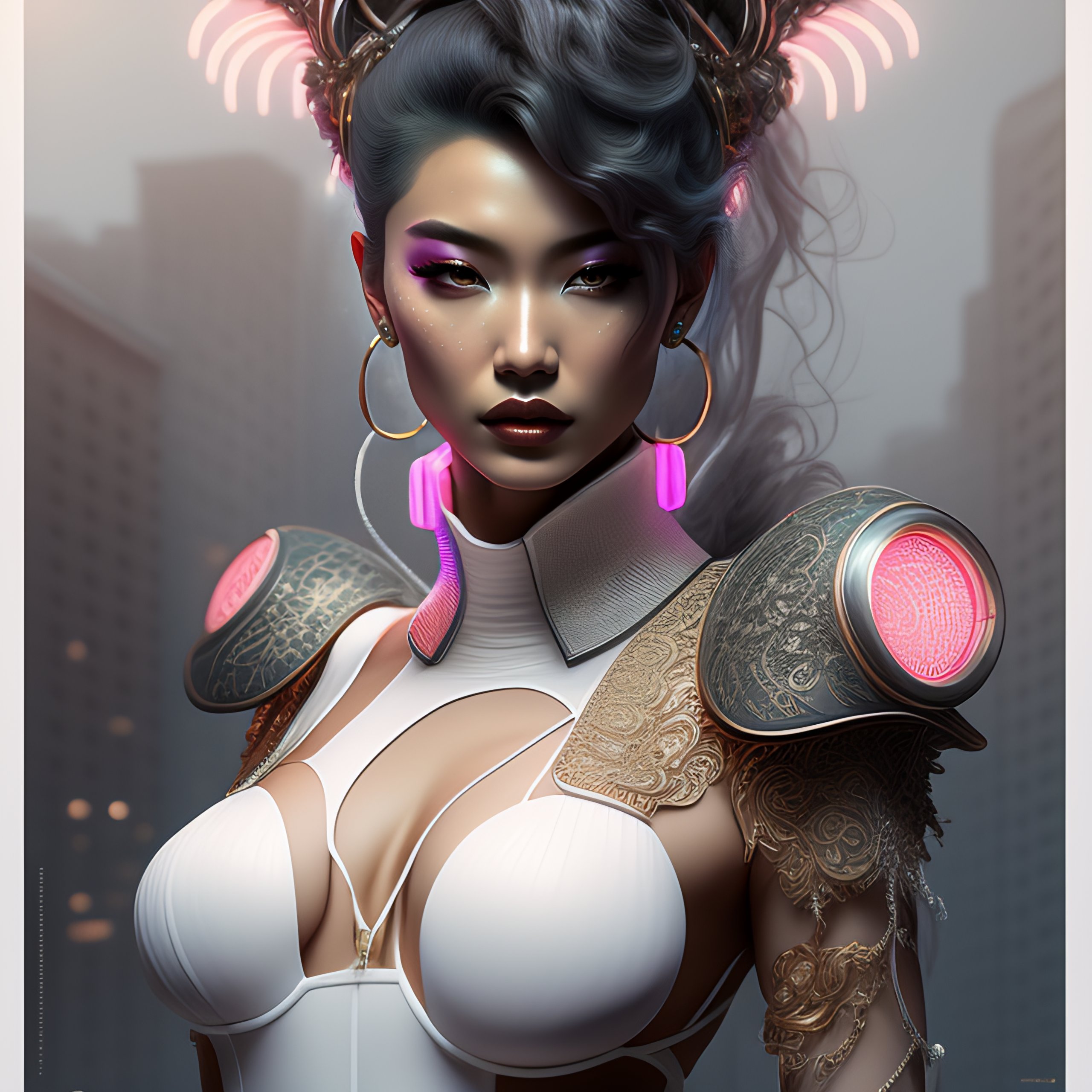 Lexica The Portrait Of An Absurdly Beautiful Graceful Sophisticated Fashionable Cyberpunk