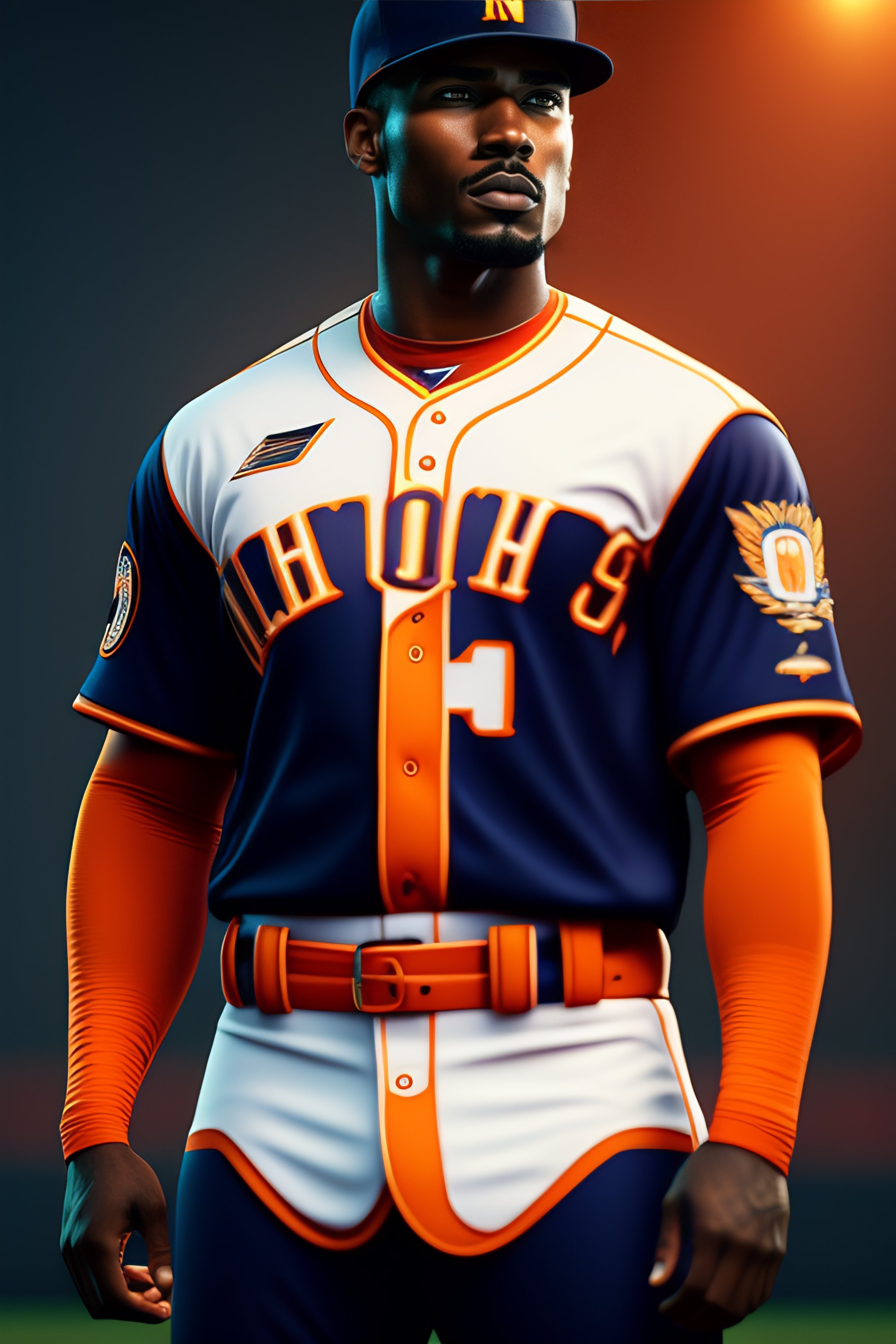 Lexica - Baseball uniform with the lettering ninth inning