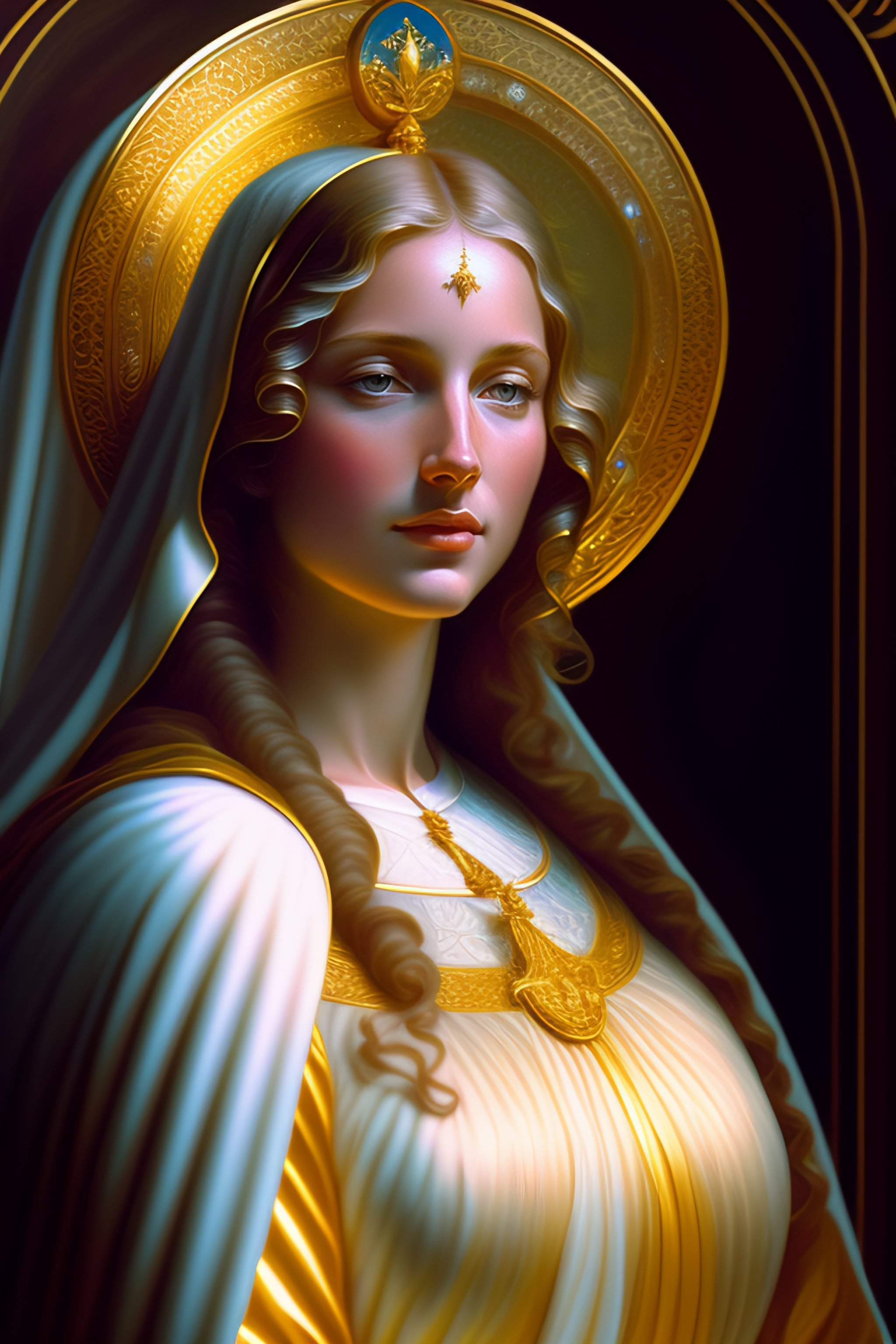 Lexica - Virgin mary of perpetual succor full body with beautiful robe ...